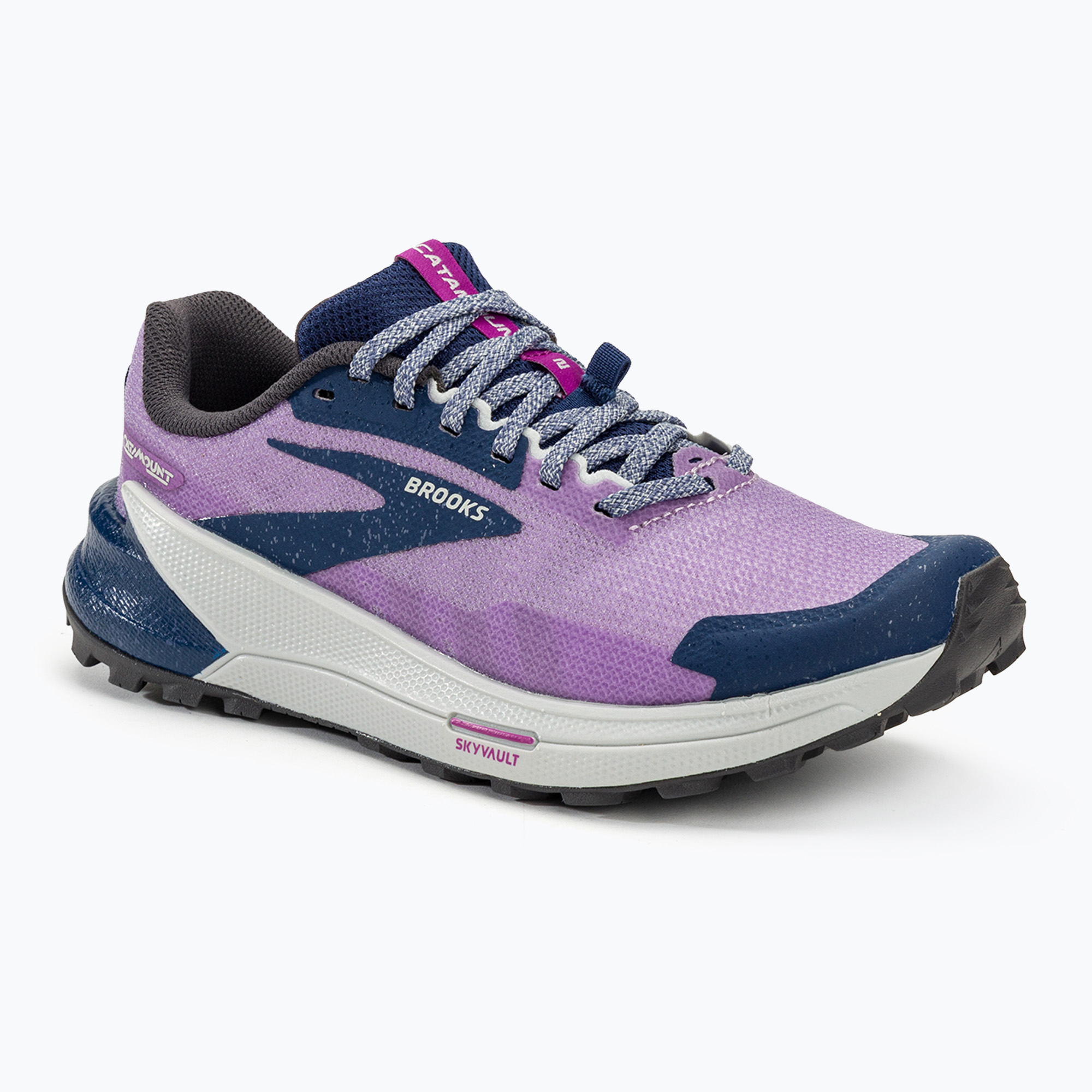 Brooks Catamount 2 pantofi de alergare pentru femei violet/navy/oyster