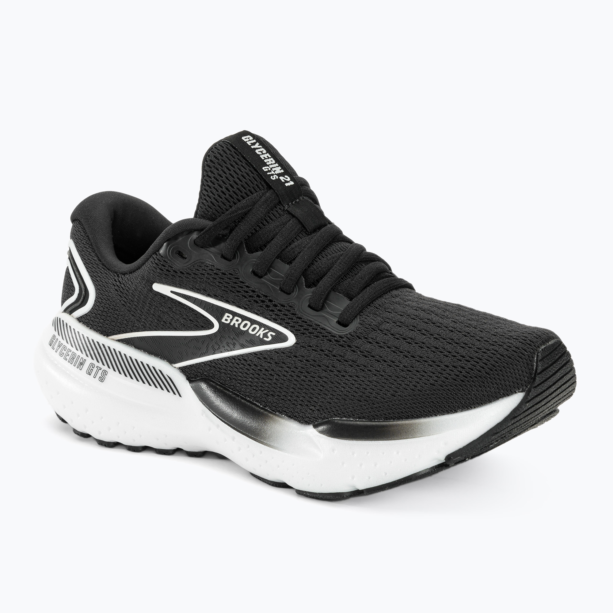 Pantofi de alergare pentru femei Brooks Glycerin GTS 21 negru/gri/alb