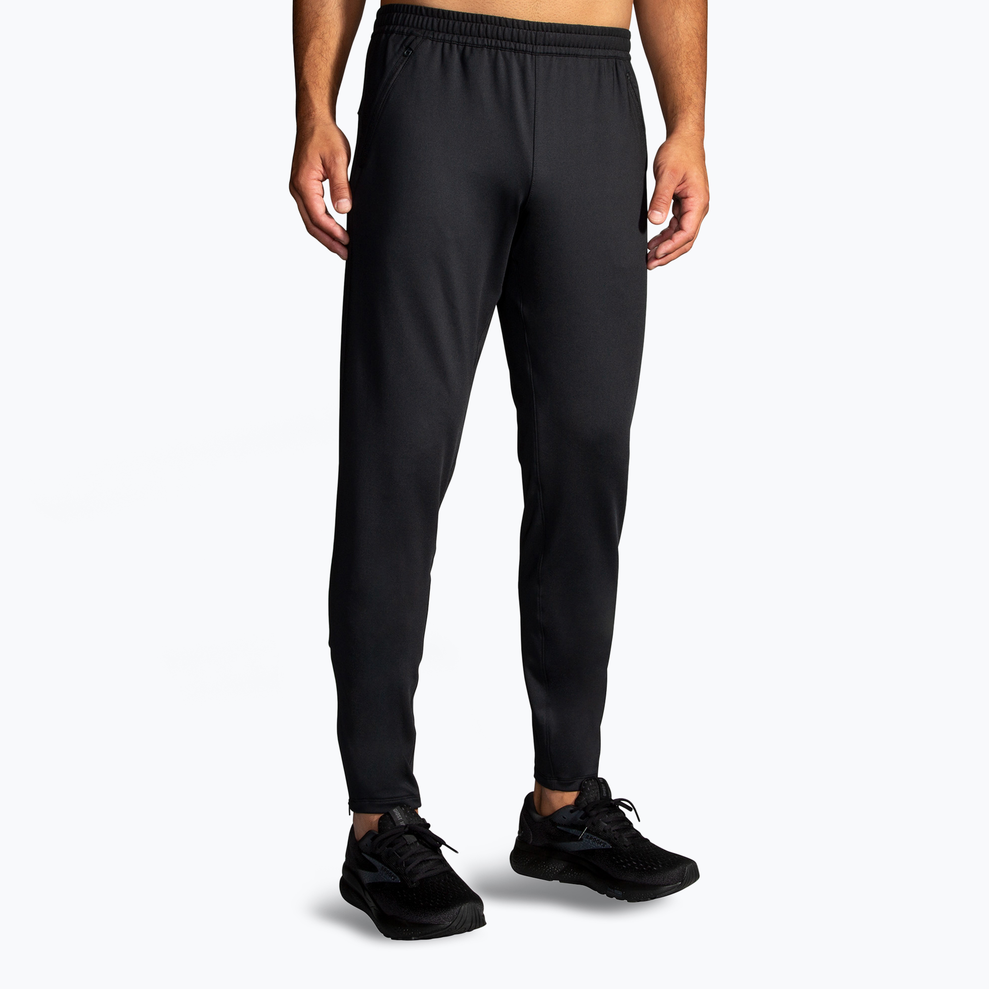 Pantaloni de alergare pentru bărbați Brooks Spartan 2.0 black (Spartan 2.0 211526001)