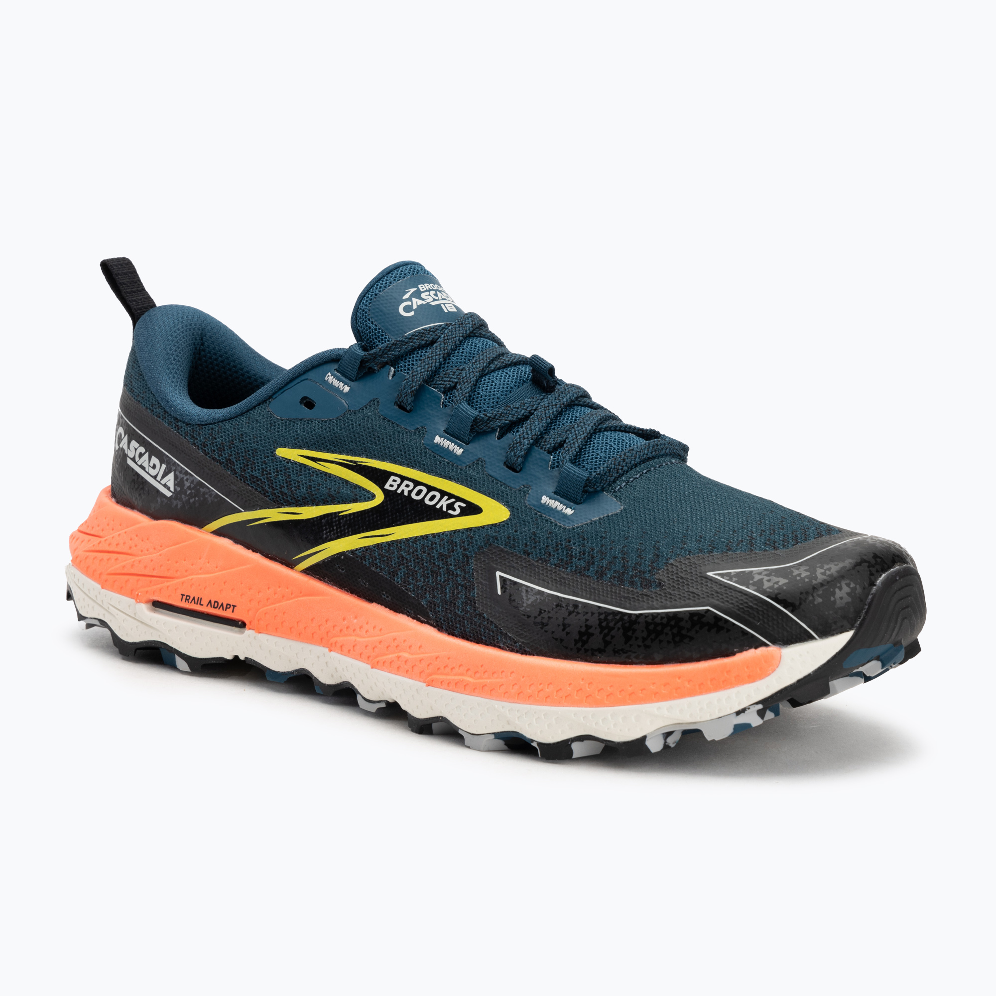 Încălțăminte de alergare pentru bărbați Brooks Cascadia 18 legion blue/black/flame (Cascadia 18 1104261D482)