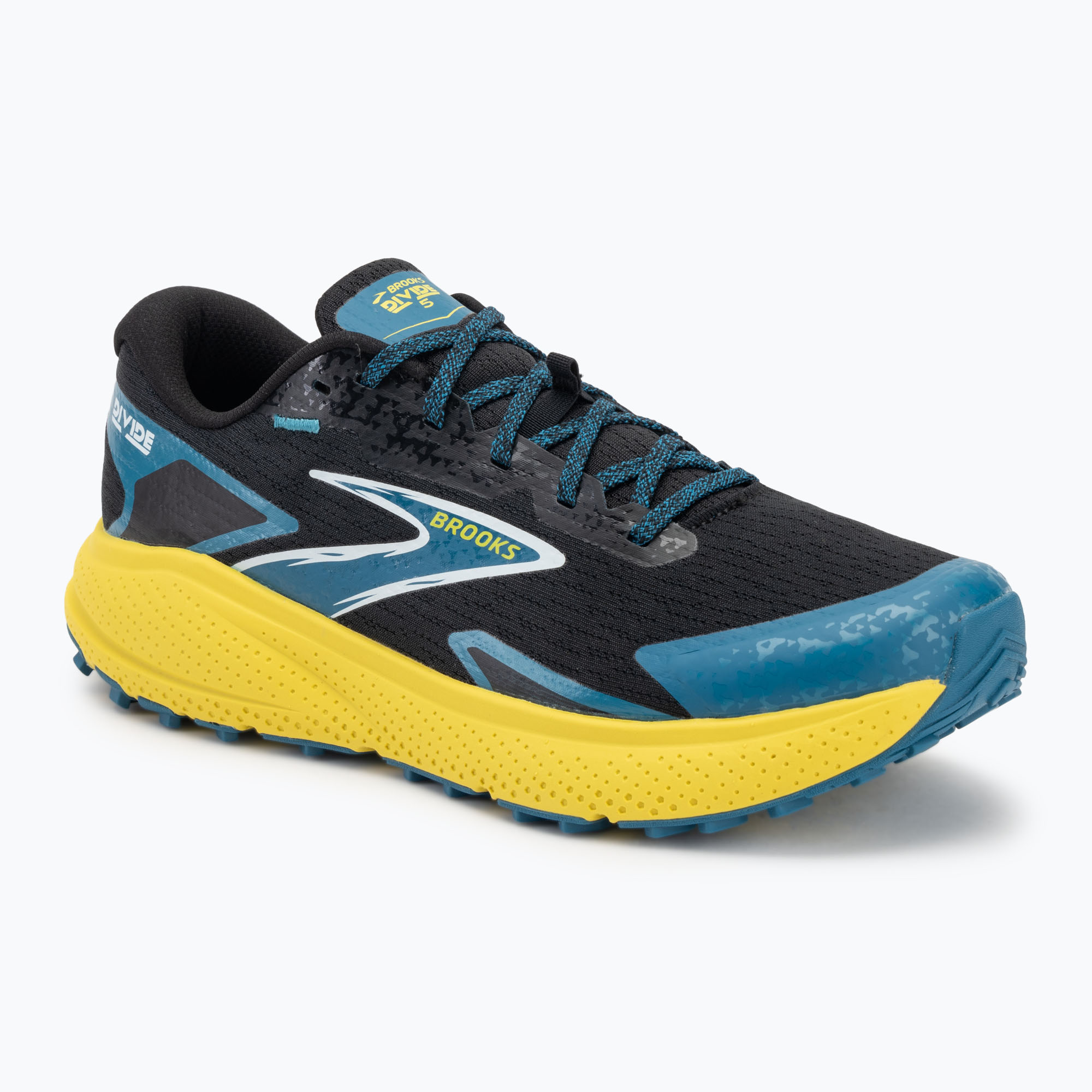 Încălțăminte de alergare pentru bărbați Brooks Divide 5 black/celestial /quince (Divide 5 1104291D088)