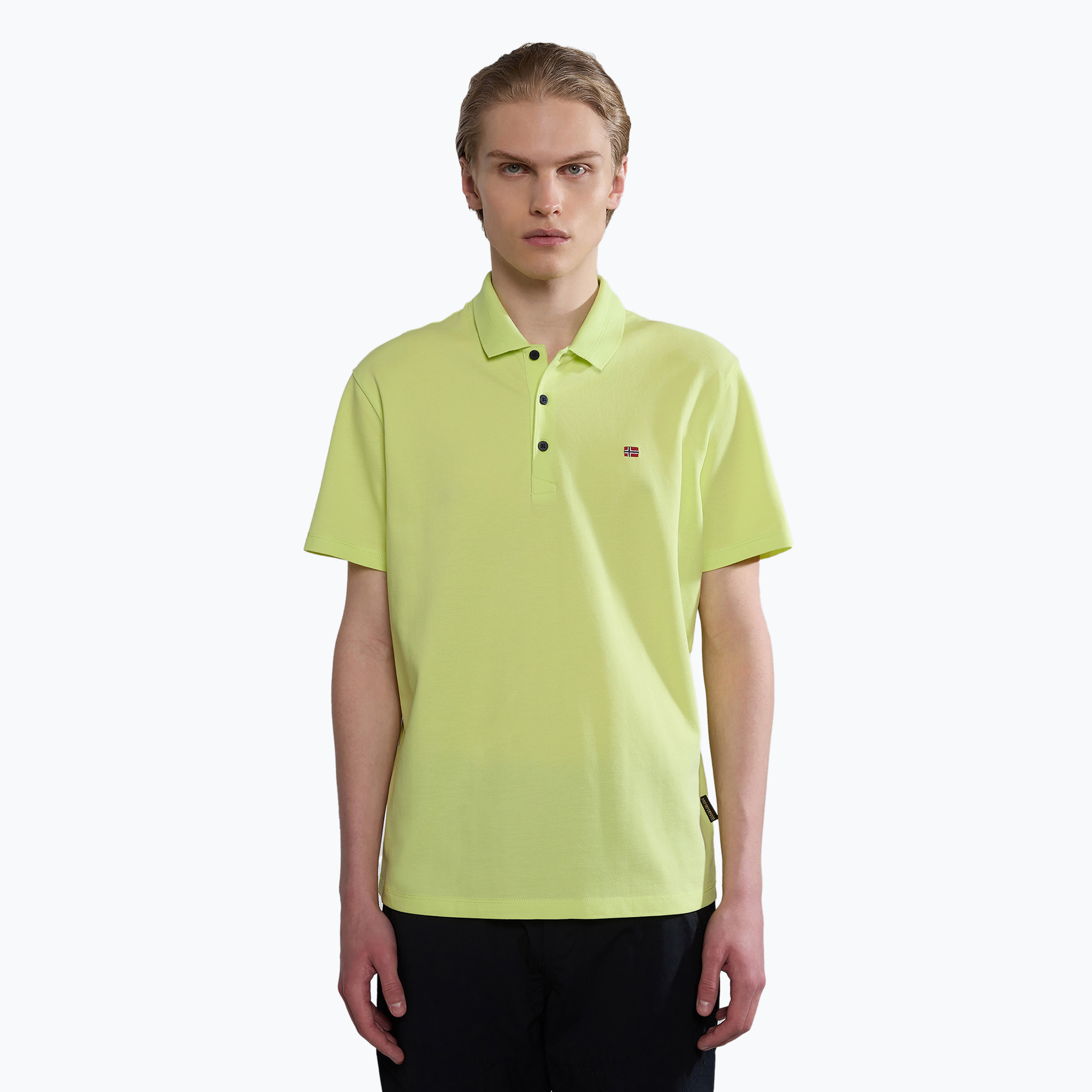 Tricou polo pentru bărbați Napapijri Ealis yellow sunny (Ealis NP0A4H8BY1I1)