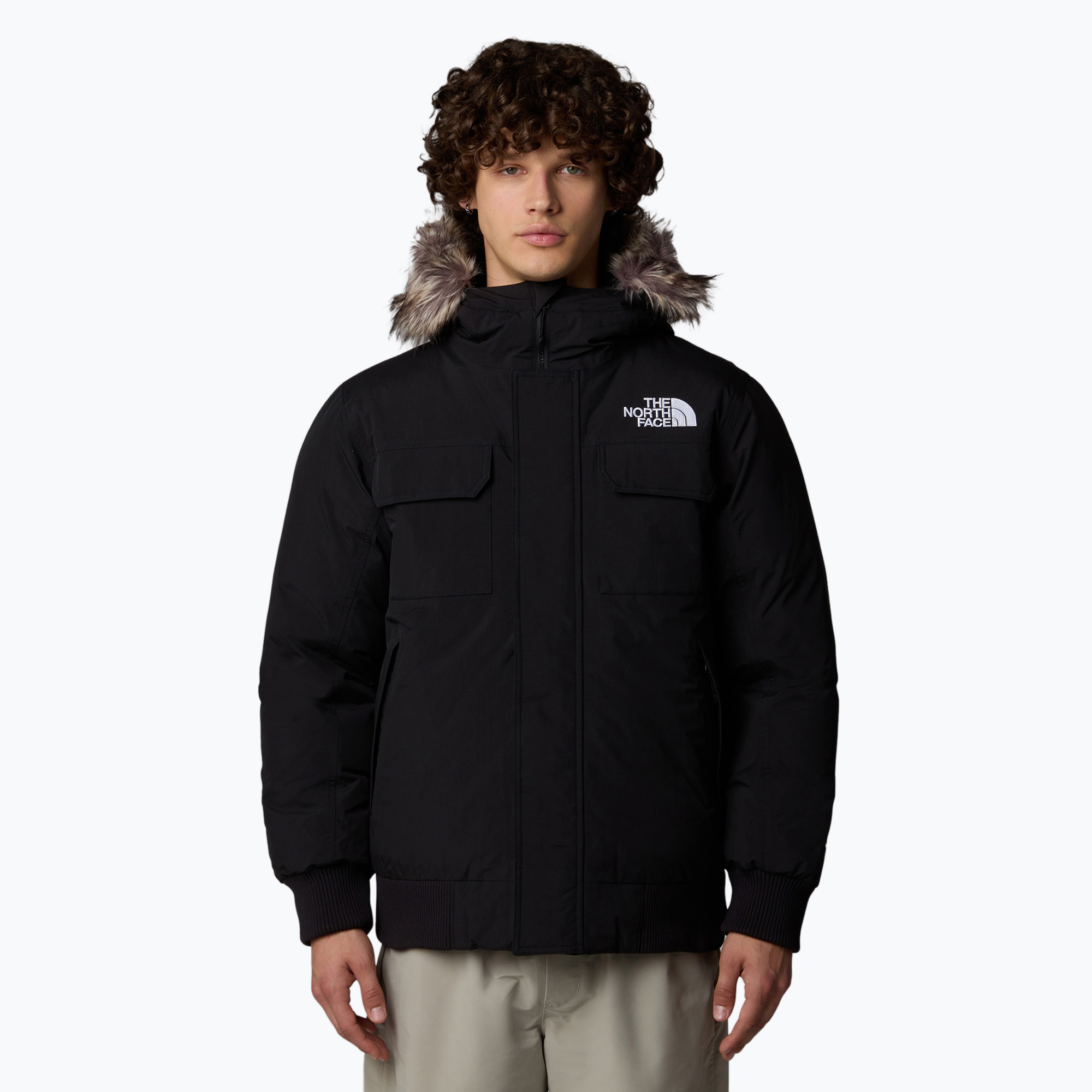 Geacă de puf pentru bărbați The North Face Mcmurdo Bomber black (Mcmurdo NF0A5GD9JK31002)