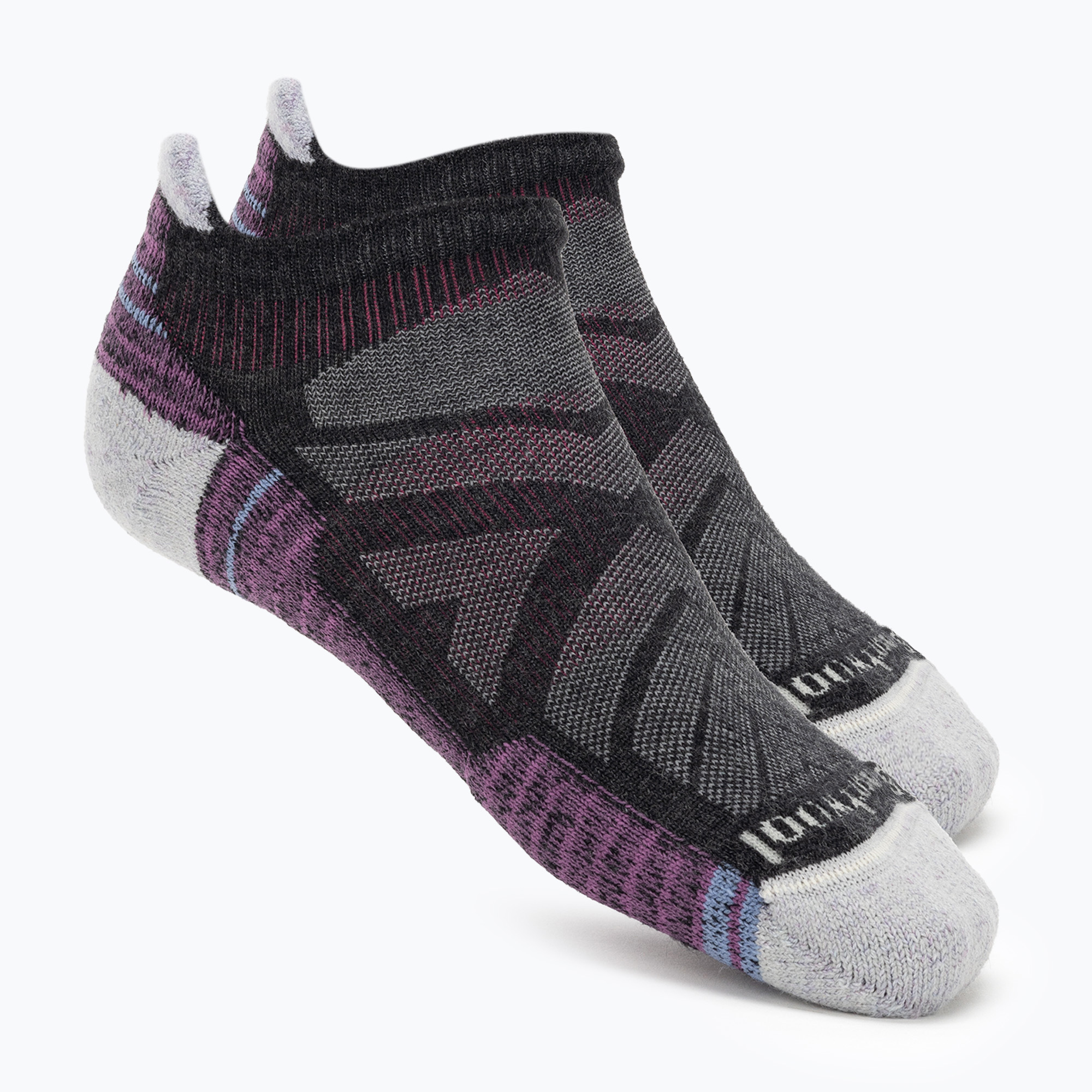 Șosete de trekking Smartwool Hike Light Cushion Low Ankle pentru femei, de culoare cărbune (Hike Light Cushion Low Ankle 01570)