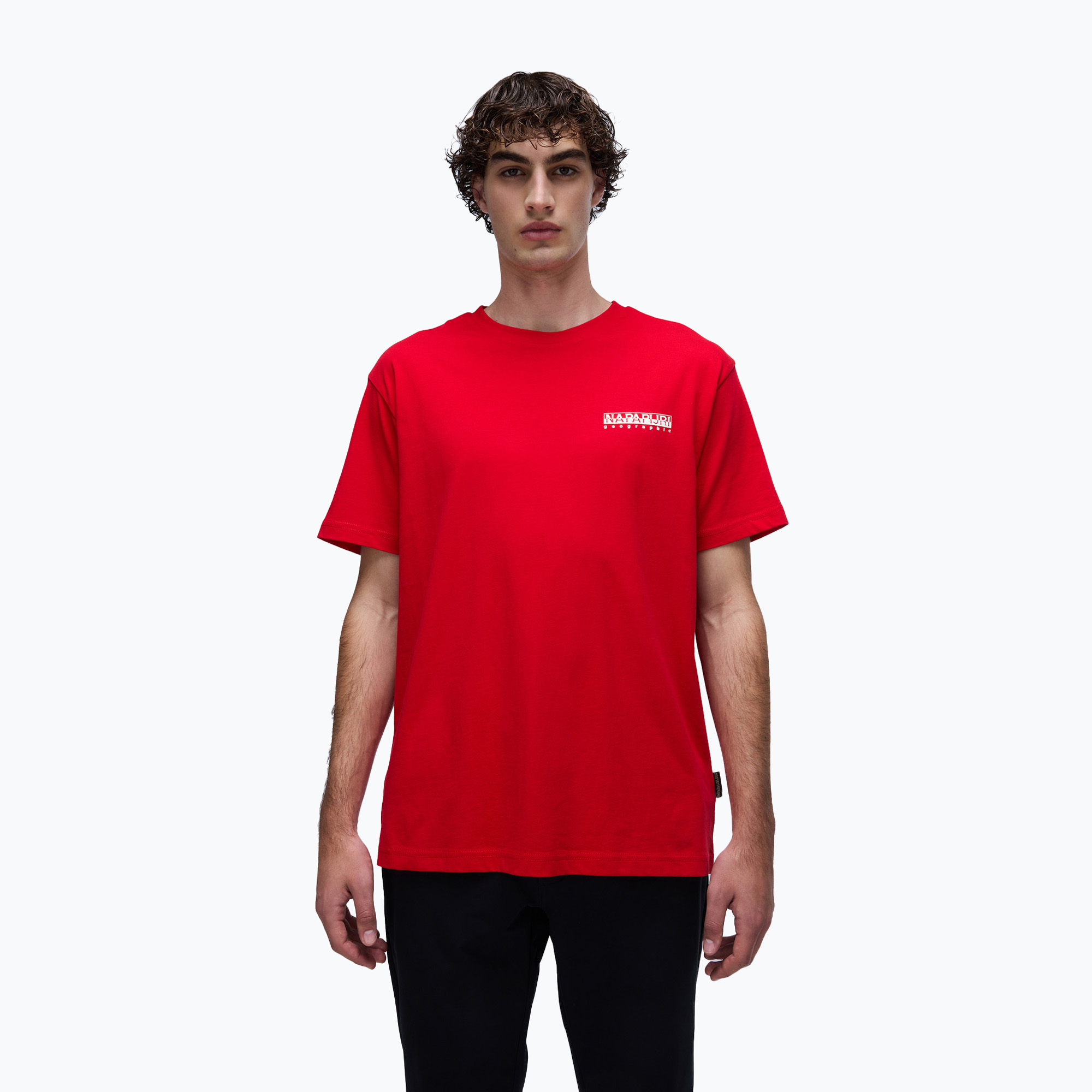 Tricou pentru bărbați  Napapijri S-Linth red goji (S-Linth SS NP0A4I39R061)