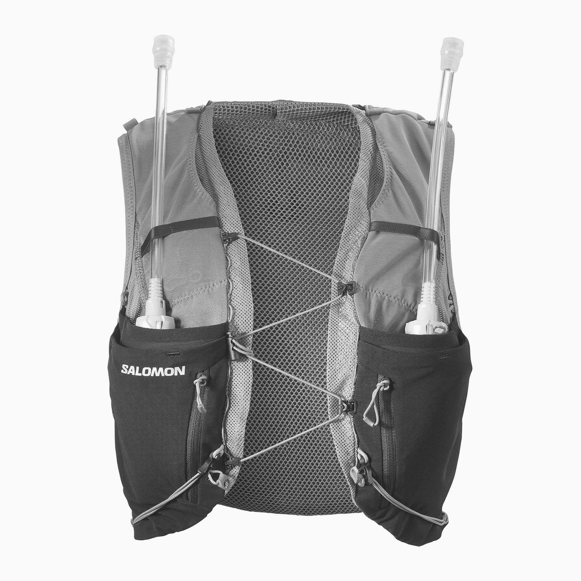 Rucsac de alergat pentru femei Salomon ADV Skin 12W set gri LC2077300 (ADV Skin 12 W Set LC2077300)