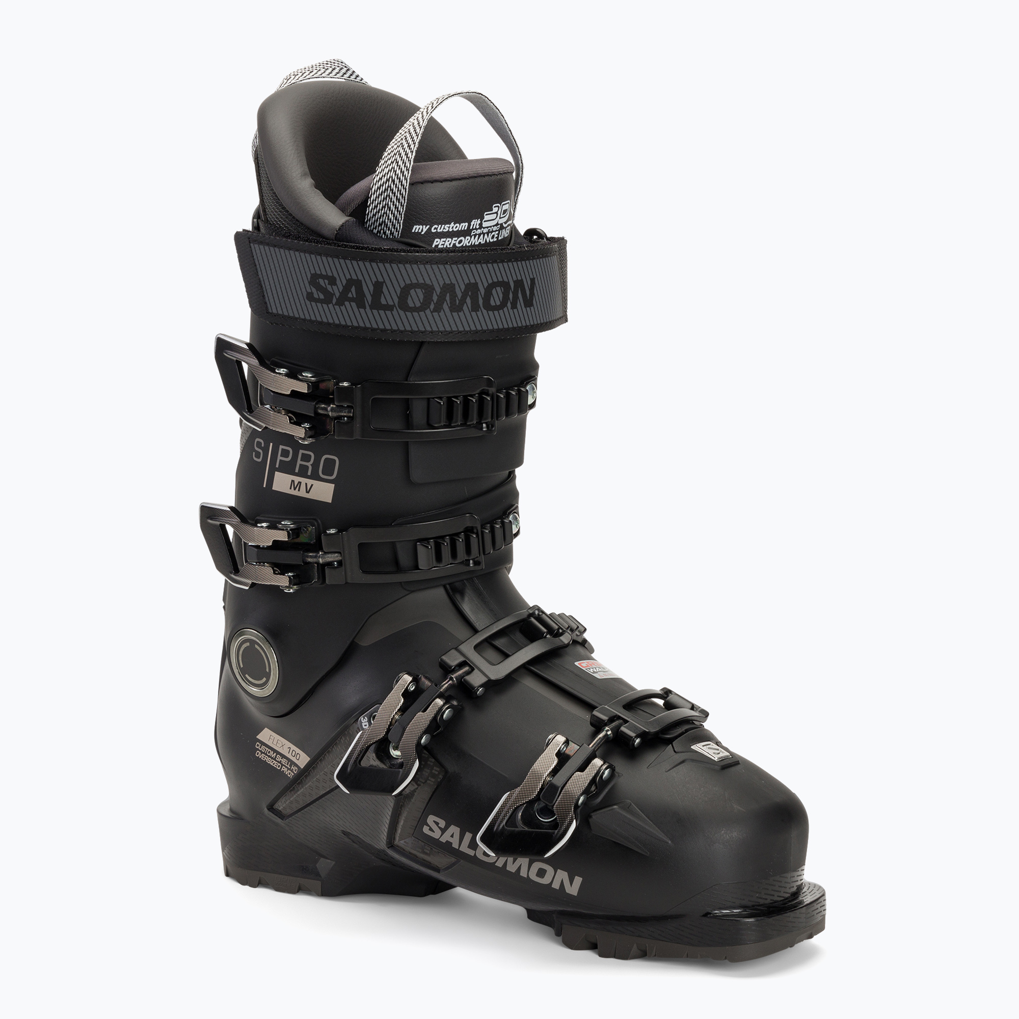Bocanci de schi pentru bărbați Salomon S Pro MV 100 negru/titan met./belle (S/Pro MV 100 L47351300)