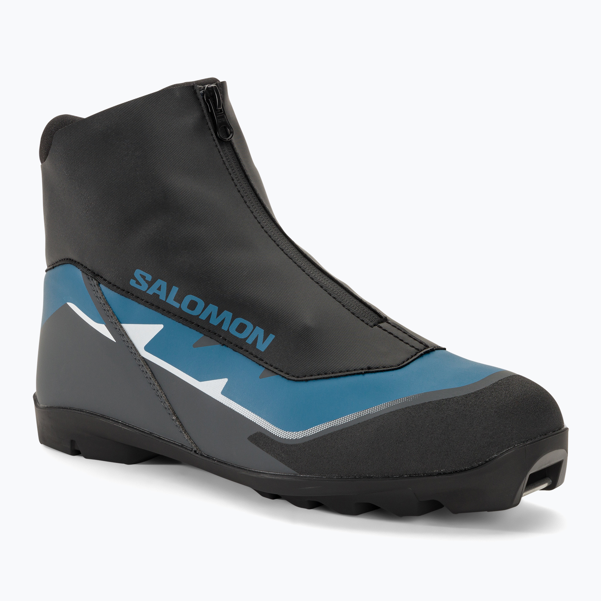 Bocanci de schi fond Salomon Escape pentru bărbați, negru/castlerock/albastru cenușiu (Escape L47266700)