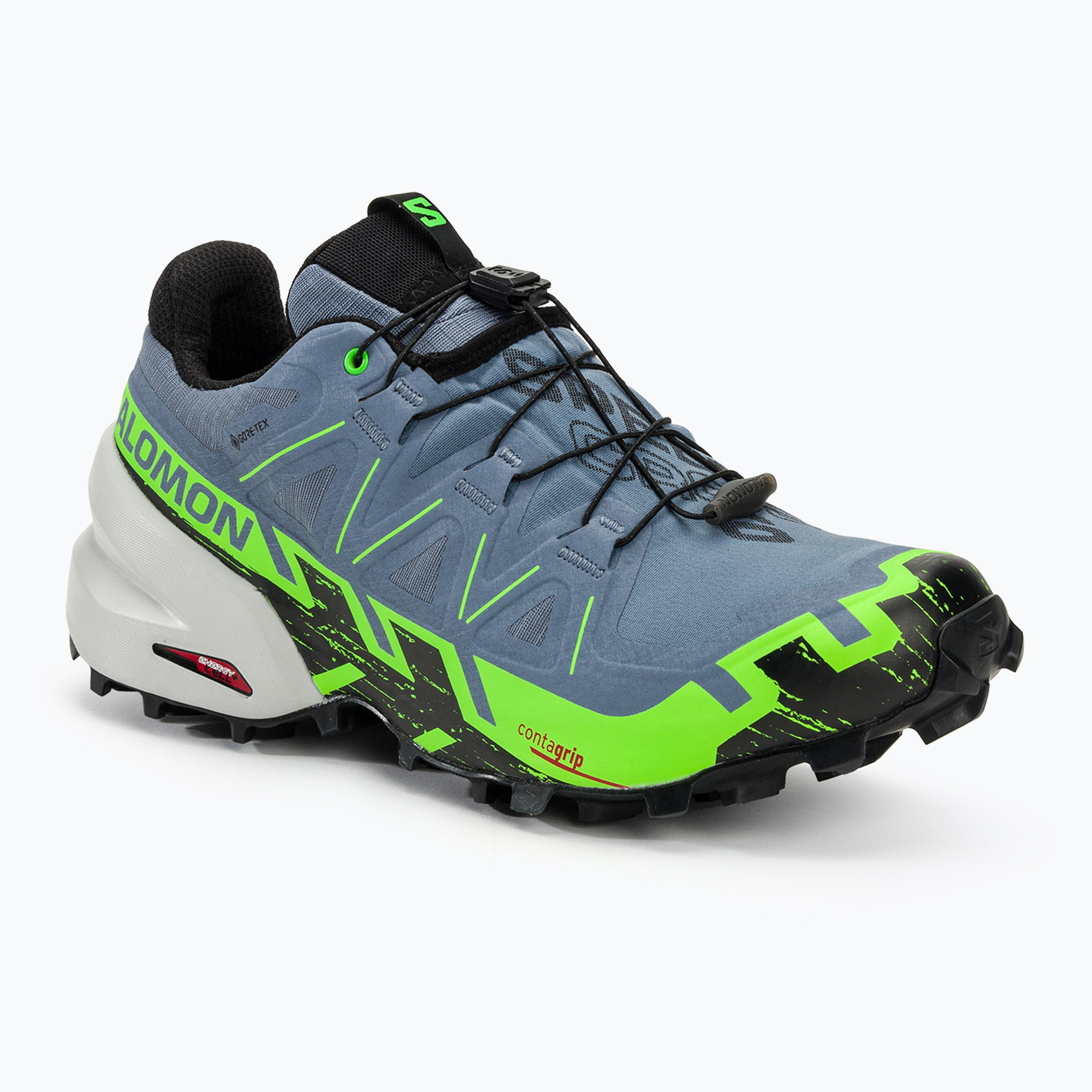 Pantofi de alergare Salomon Speedcross 6 GTX bărbați flint/grgeck/negru