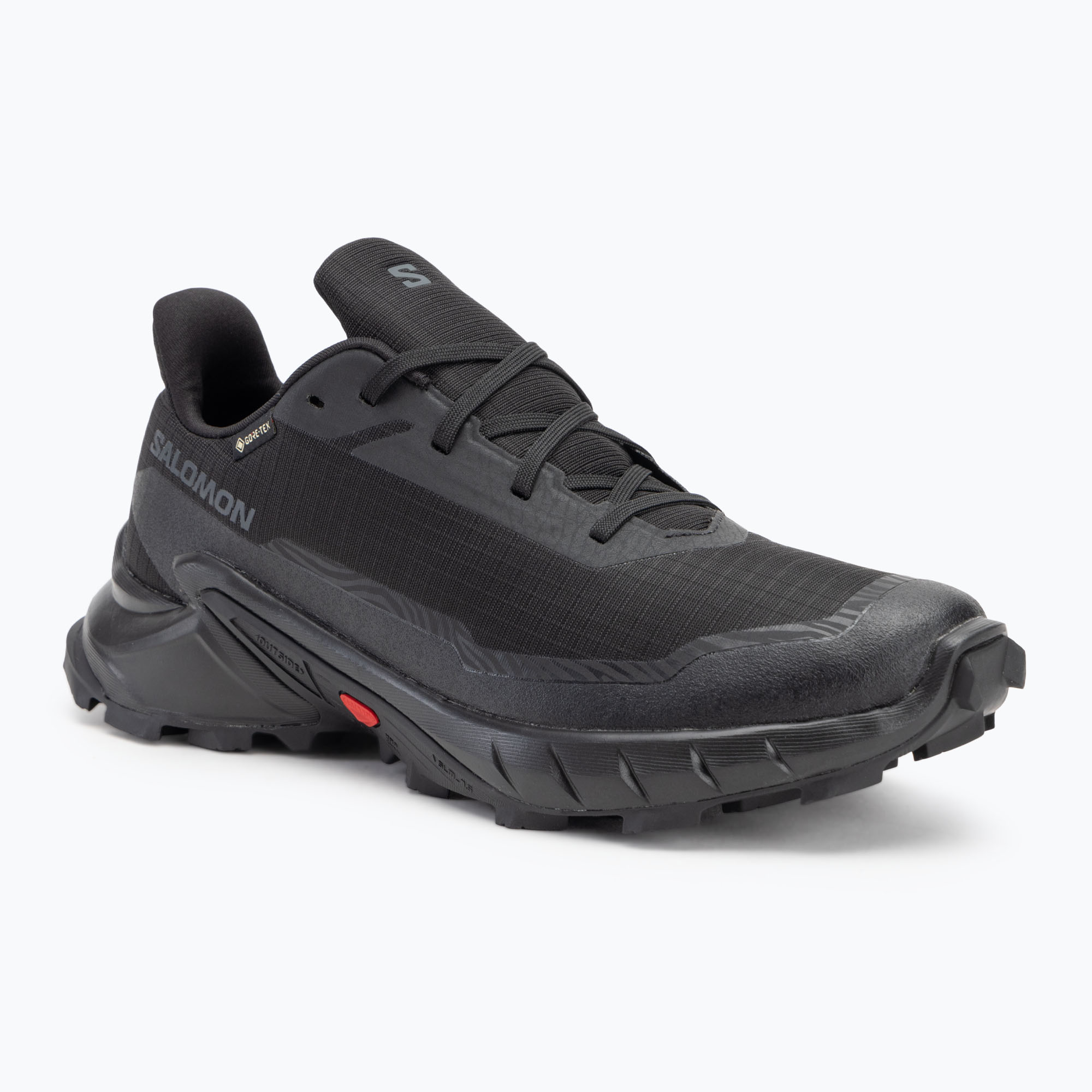 Încălțăminte de alergare pentru bărbați Salomon Alphacross 5 GTX black/black/ebony (Alphacross 5 GTX L47307500)