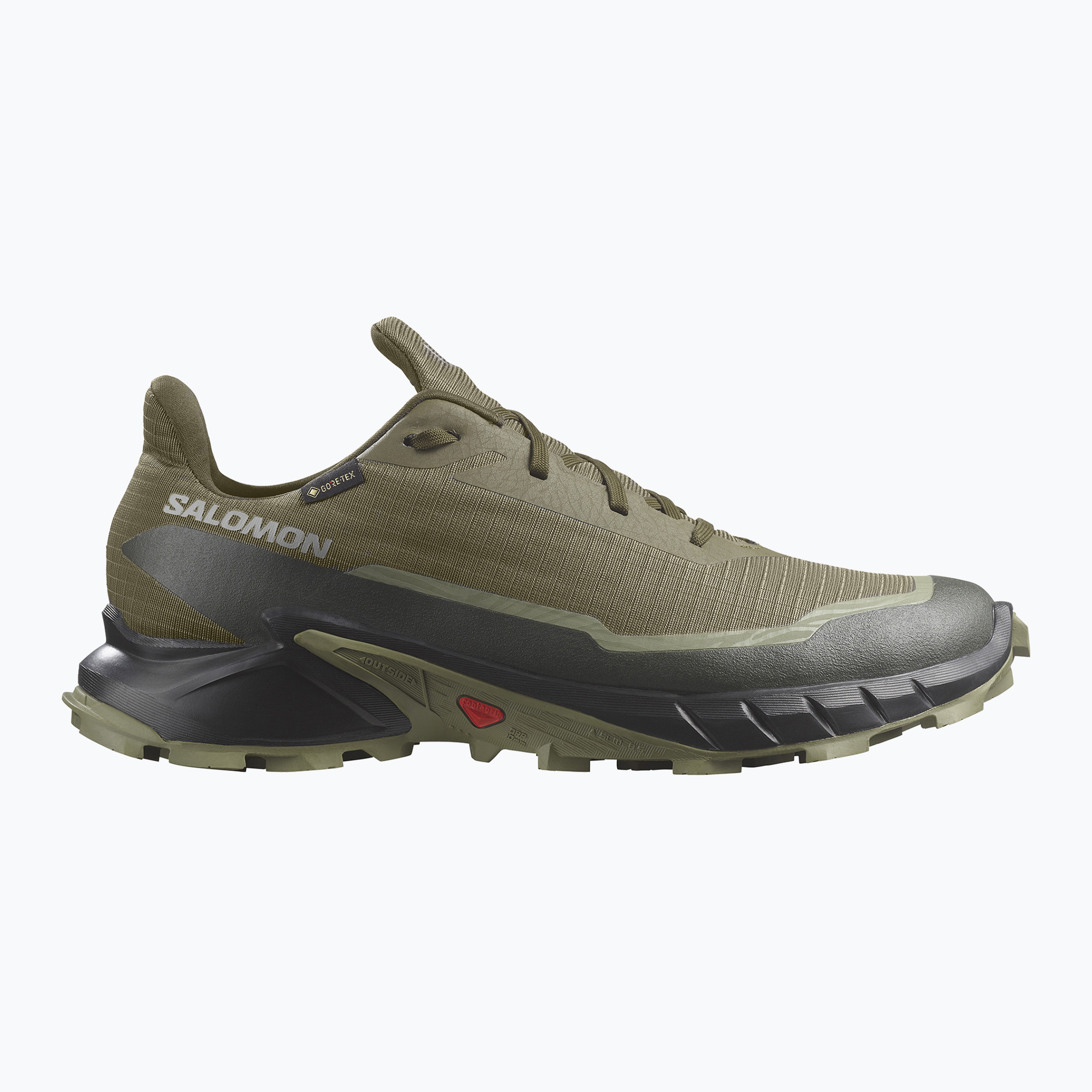 Încălțăminte de alergare pentru bărbați  Salomon Alphacross 5 GTX olive night/black (Alphacross 5 GTX L47310300)