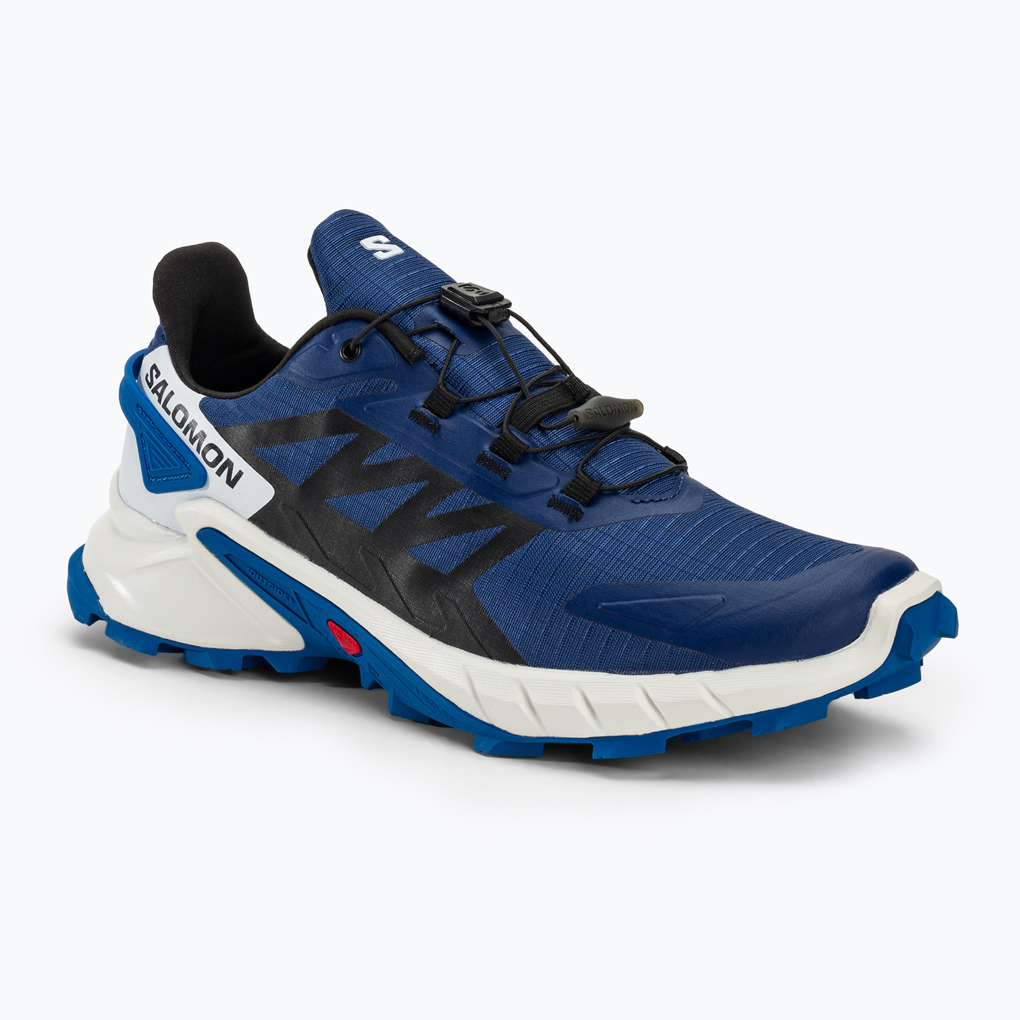 Pantofi de alergare Salomon Supercross 4 albastru print/negru/lapis pentru bărbați