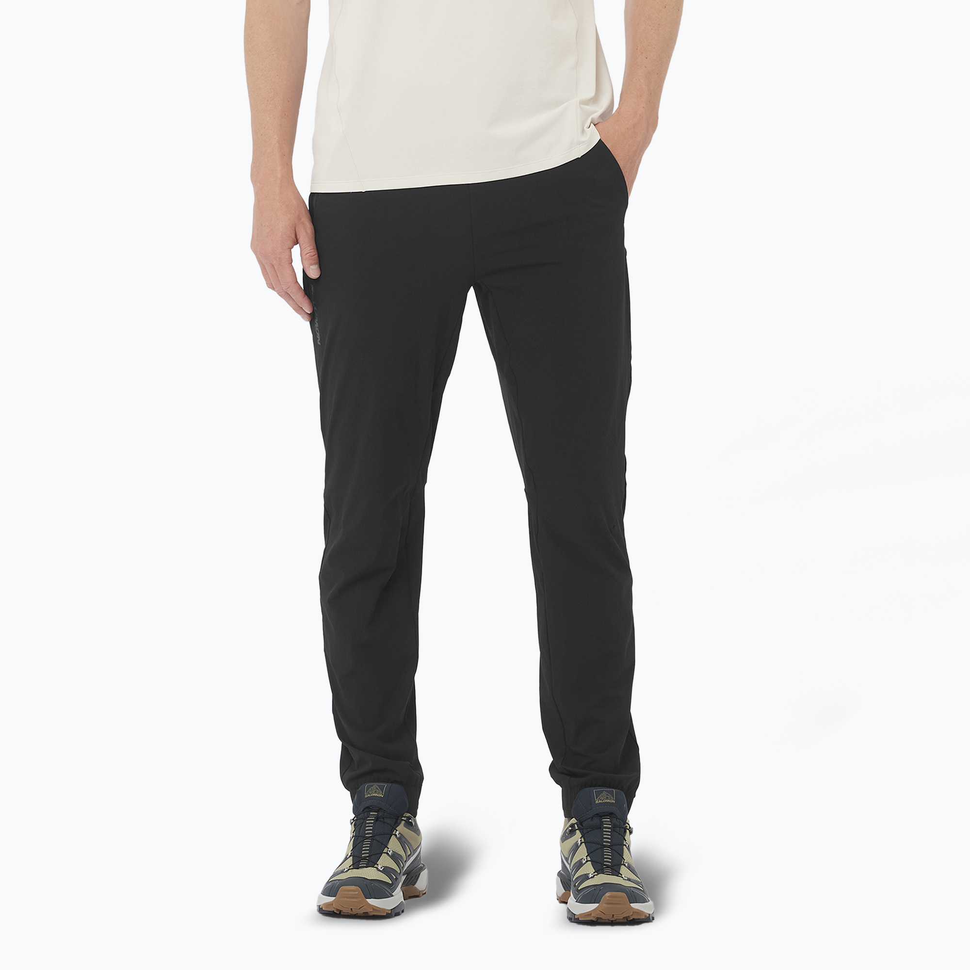 Pantaloni de trekking pentru bărbați Salomon Wayfarer Ease deep black