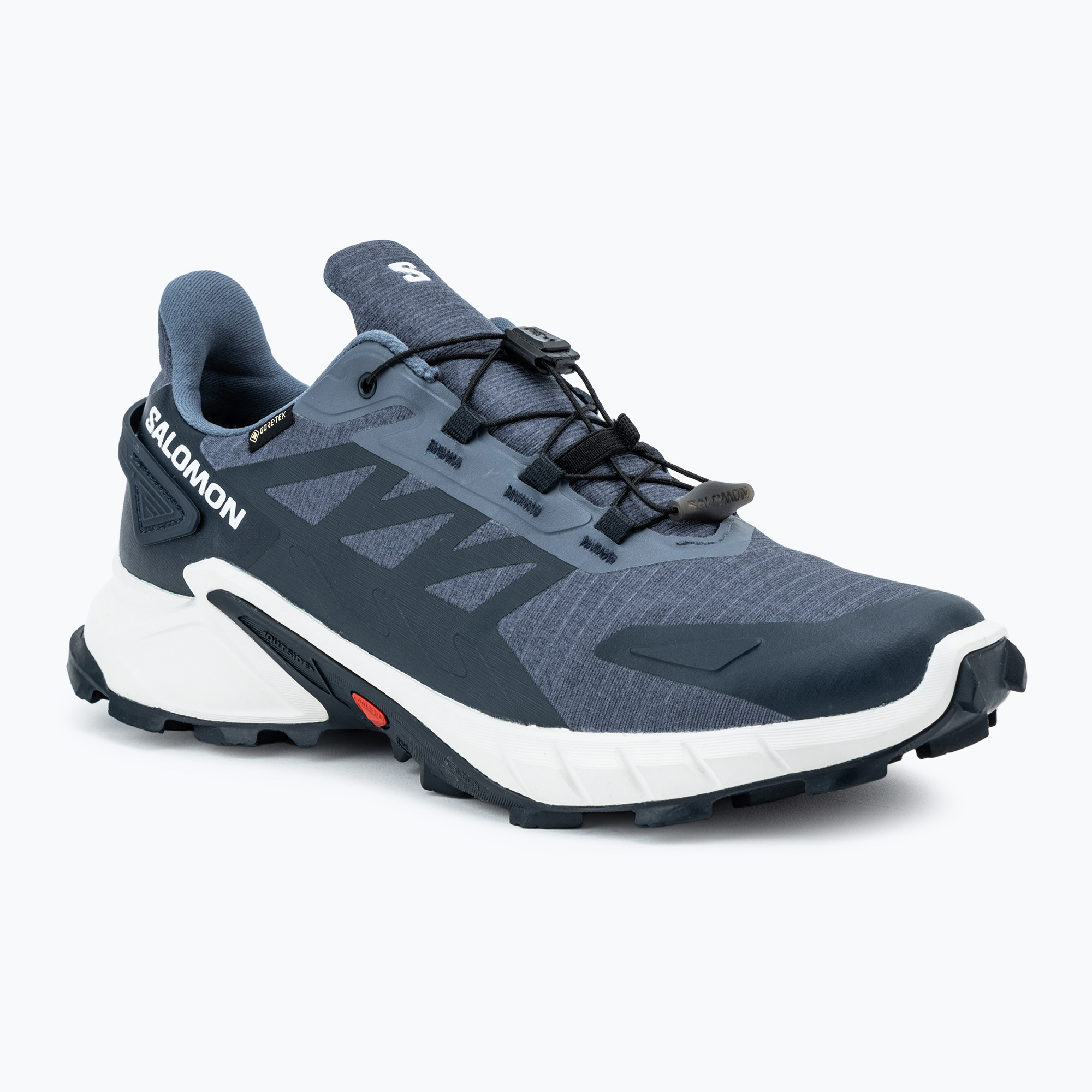Încălțăminte de alergare pentru bărbați Salomon Supercross 4 GTX grisaille/white/carbon (Supercross 4 GTX L47462300)