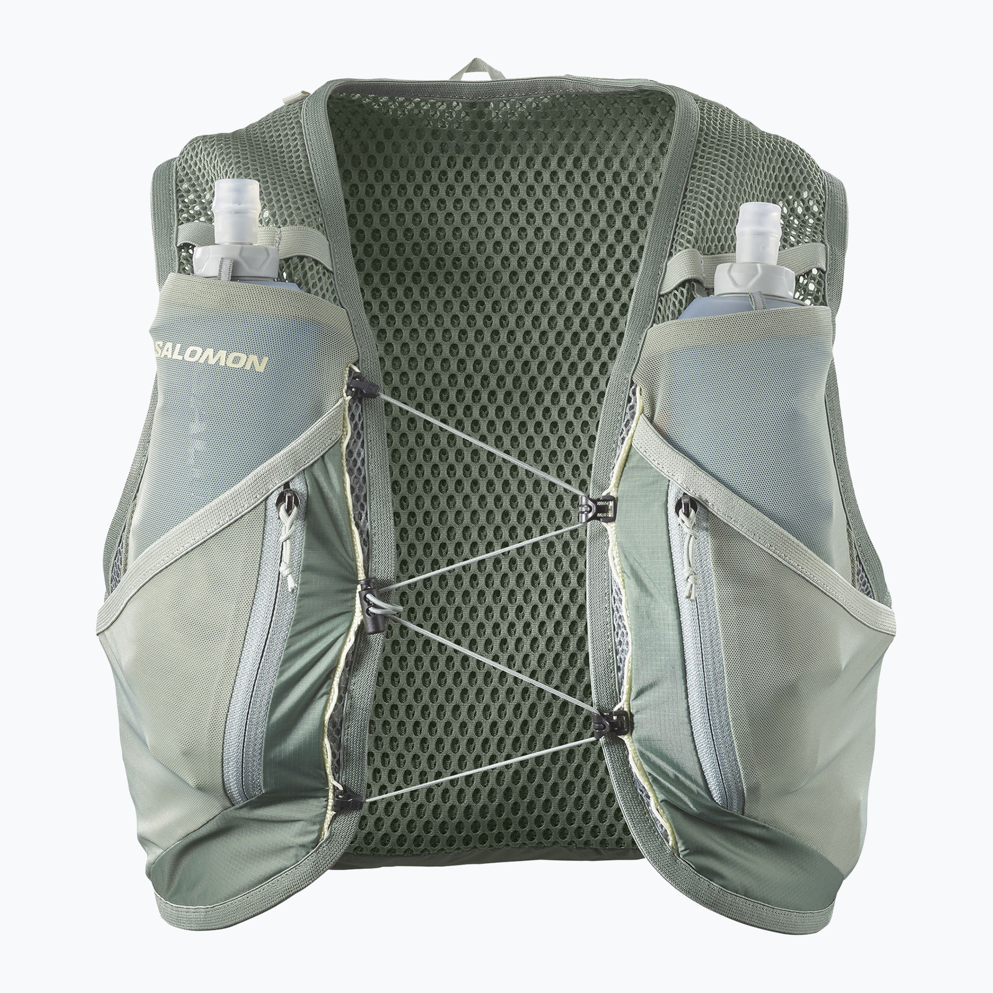 Vestă de alergare Salomon Active Skin 12 Set laurel wreath/lily pad/aloe wash (Active Skin 12 Set LC2177600)