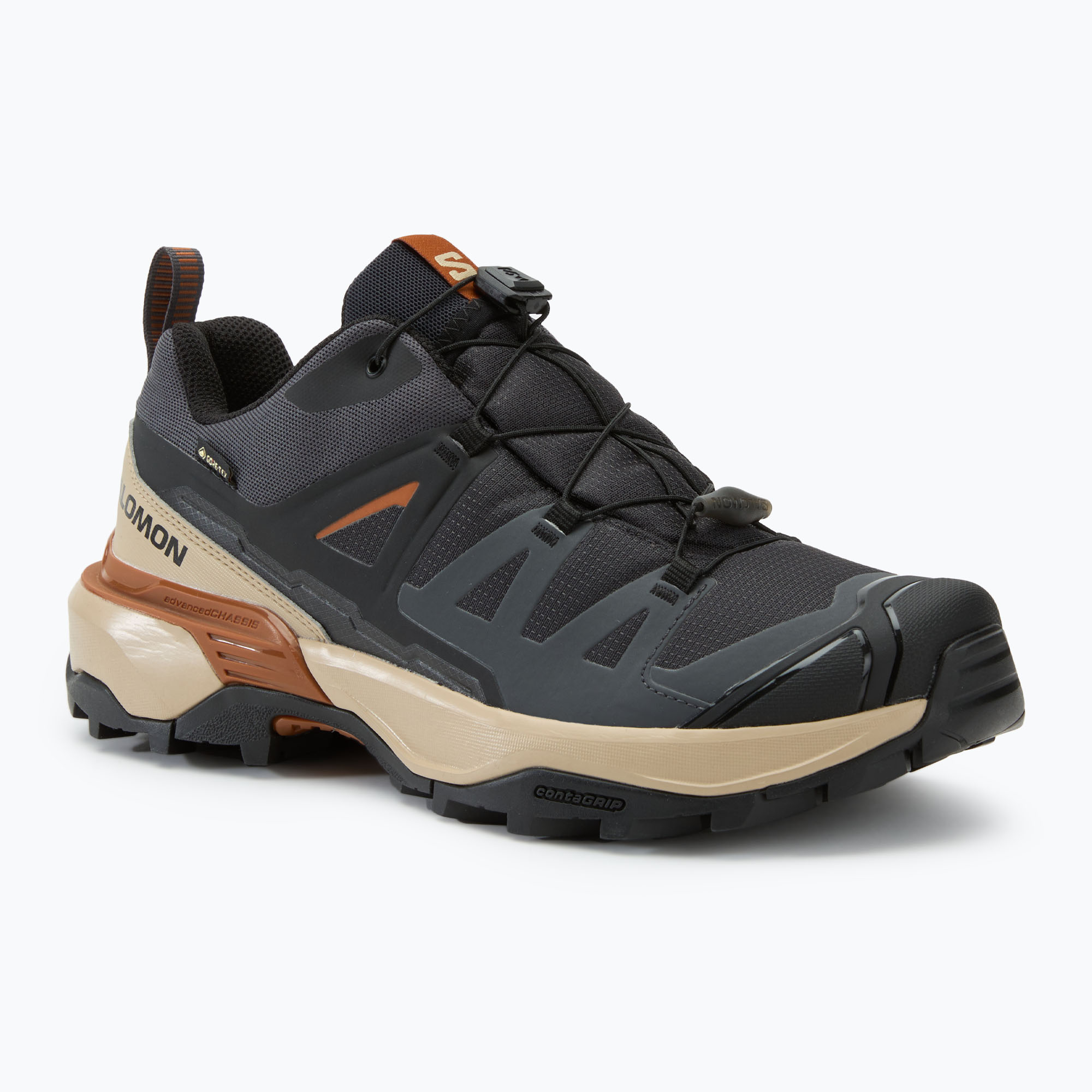 Încălțăminte de trekking pentru bărbați Salomon X Ultra 360 GTX phantom/safari/ caramel cafe (X Ultra 360 GTX L47687000)