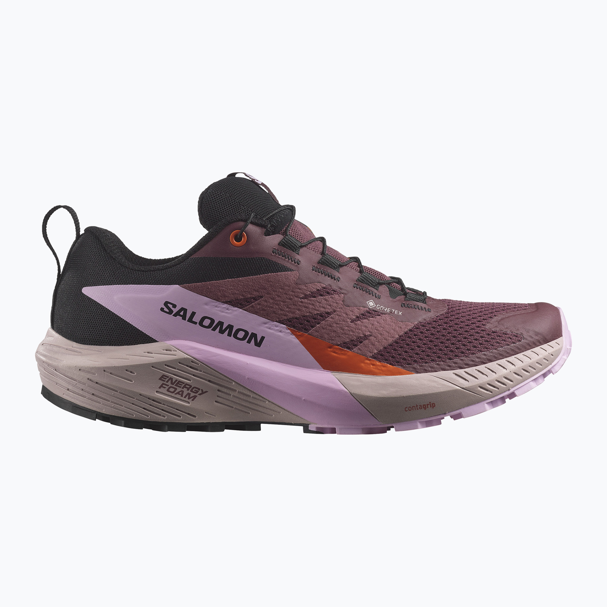 Încălțăminte de alergare pentru femei  Salomon Sense Ride 5 GTX catawba grape/orchid bouquet/cherry tomato (Sense Ride 5 GTX L47592300)