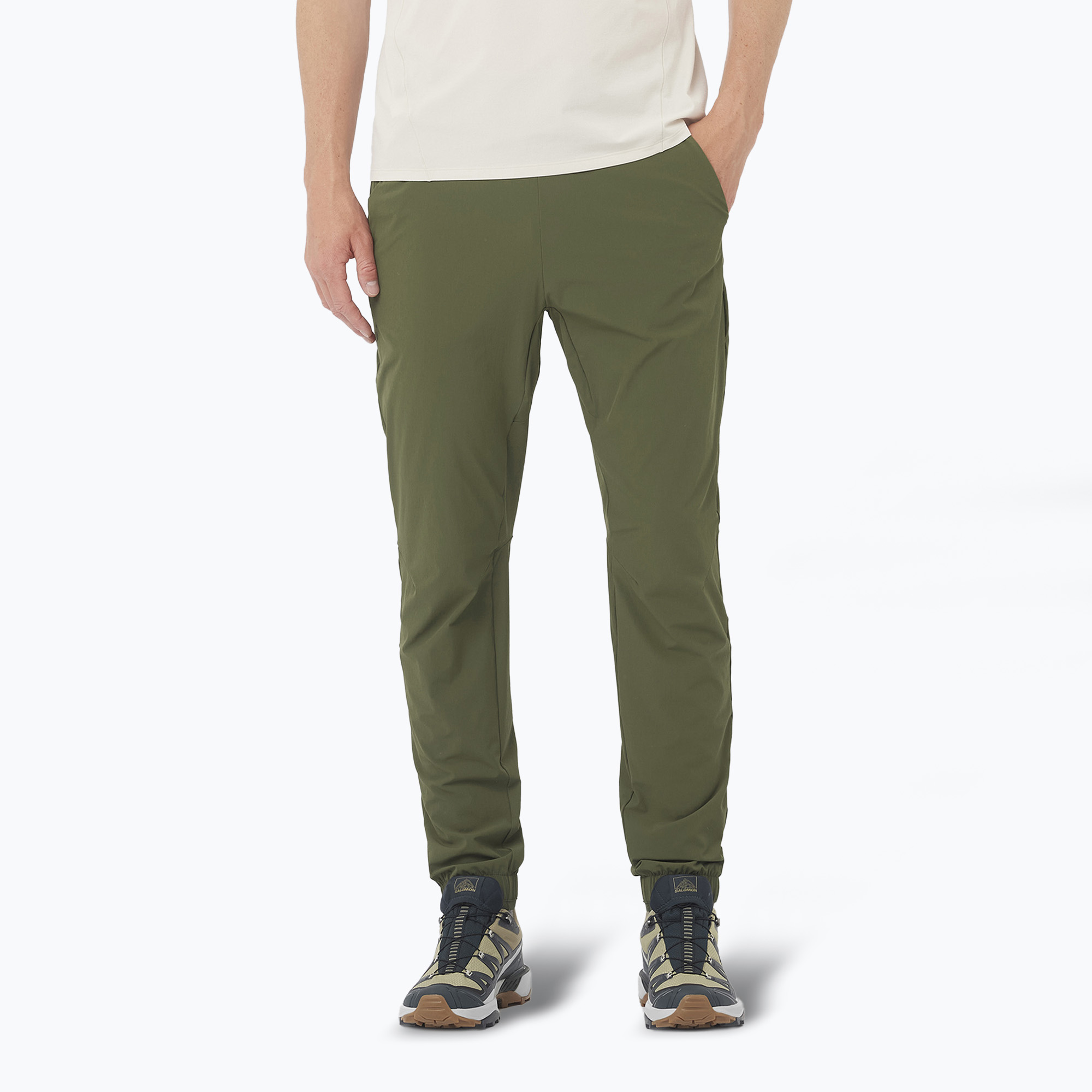Pantaloni de trekking pentru bărbați Salomon Wayfarer Ease grape leaf (Wayfarer Ease LC2481300)