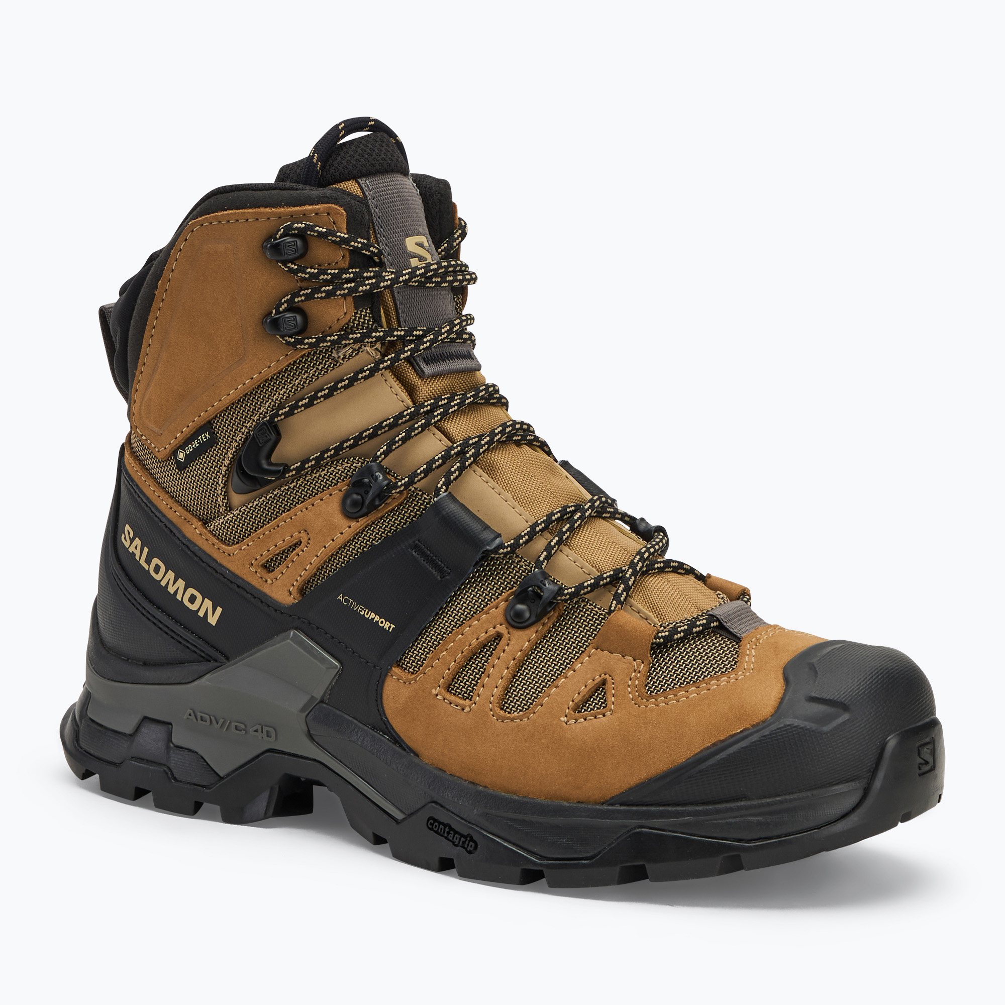 Încălțăminte de drumeție pentru bărbați Salomon Quest 4 GTX kelp/black/castlerock (Quest 4 GTX L47749900)