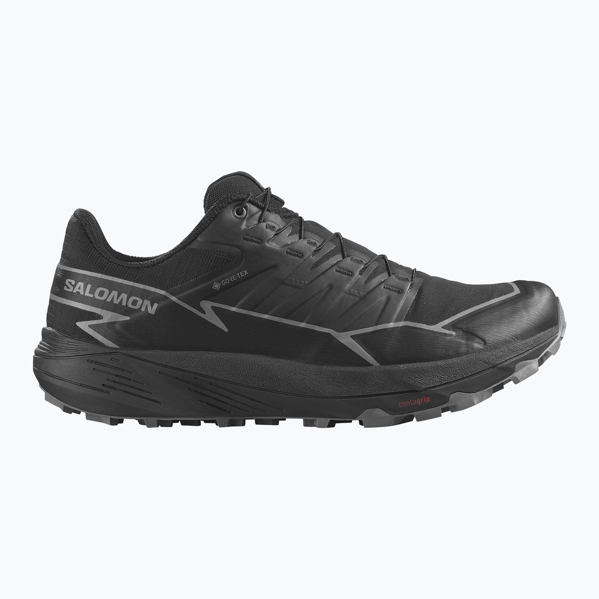 Încălțăminte de alergare pentru bărbați  Salomon Thundercross GTX black/pewter (Thundercross GTX L47802900)