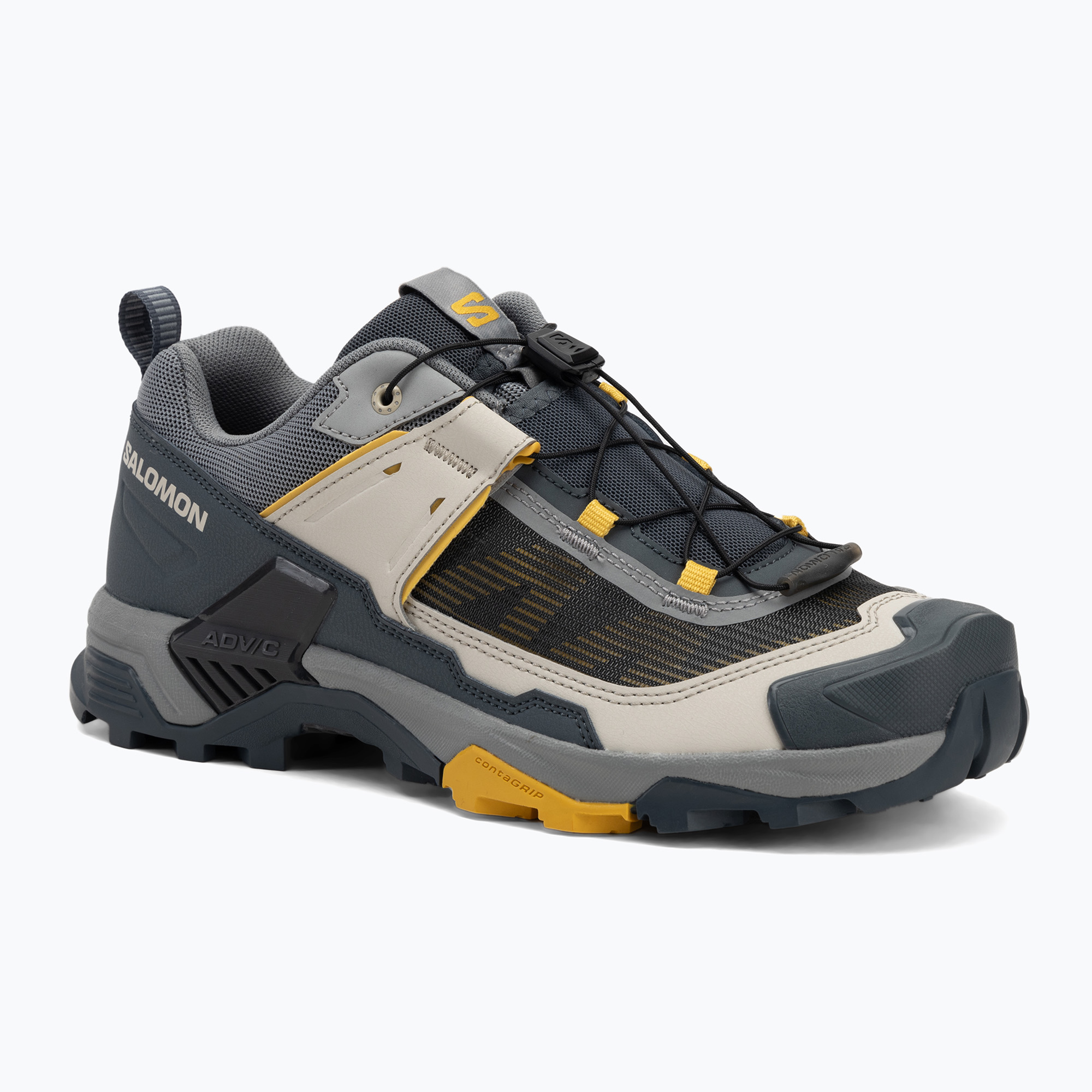 Încălțăminte de trekking pentru bărbați  Salomon X Ultra 5 monument / turbul / spicy mustard (X Ultra 5 L47724700)