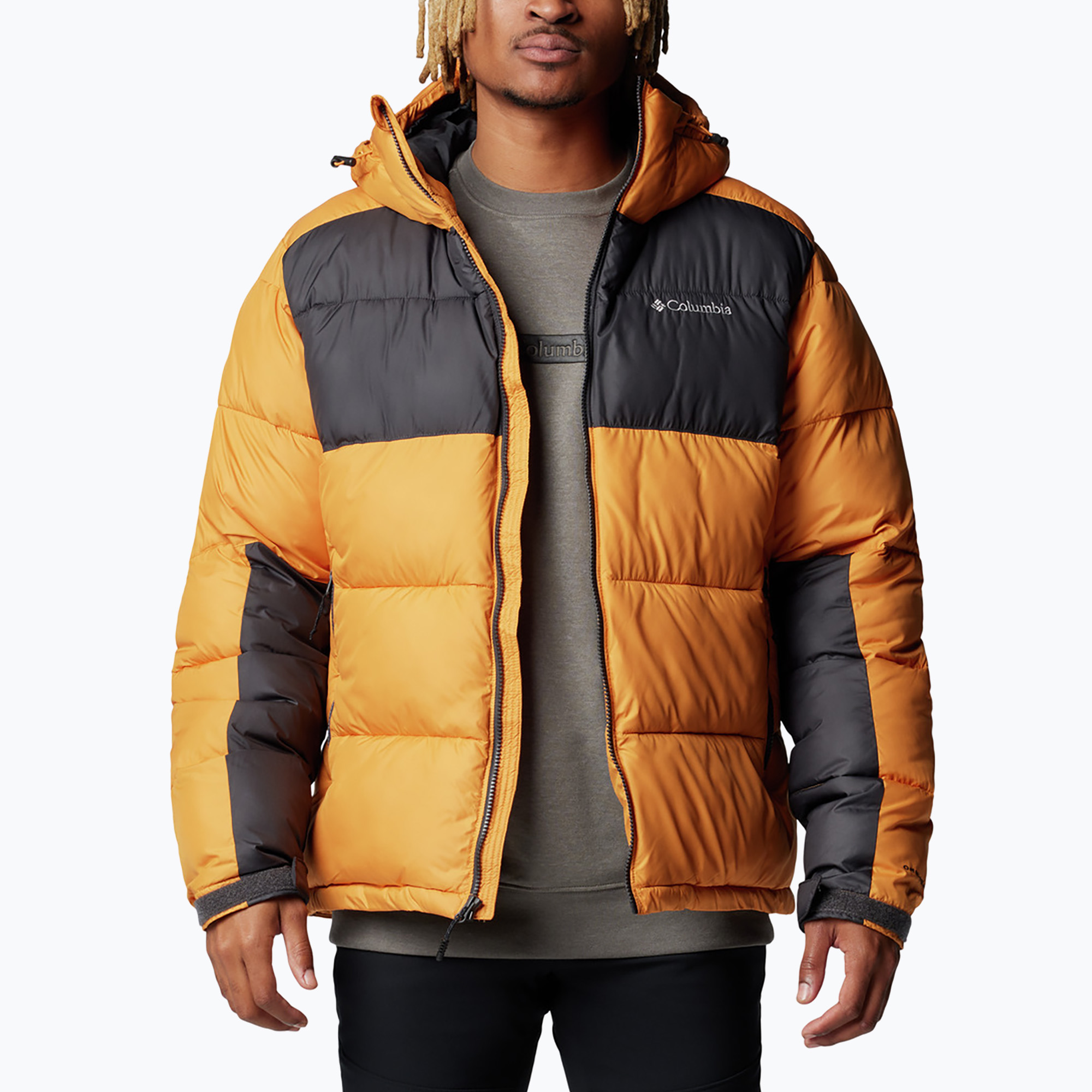 Columbia Pike Lake II Hooded Sunstone/shark down jacket pentru bărbați (Pike Lake II Hooded 2050931861)