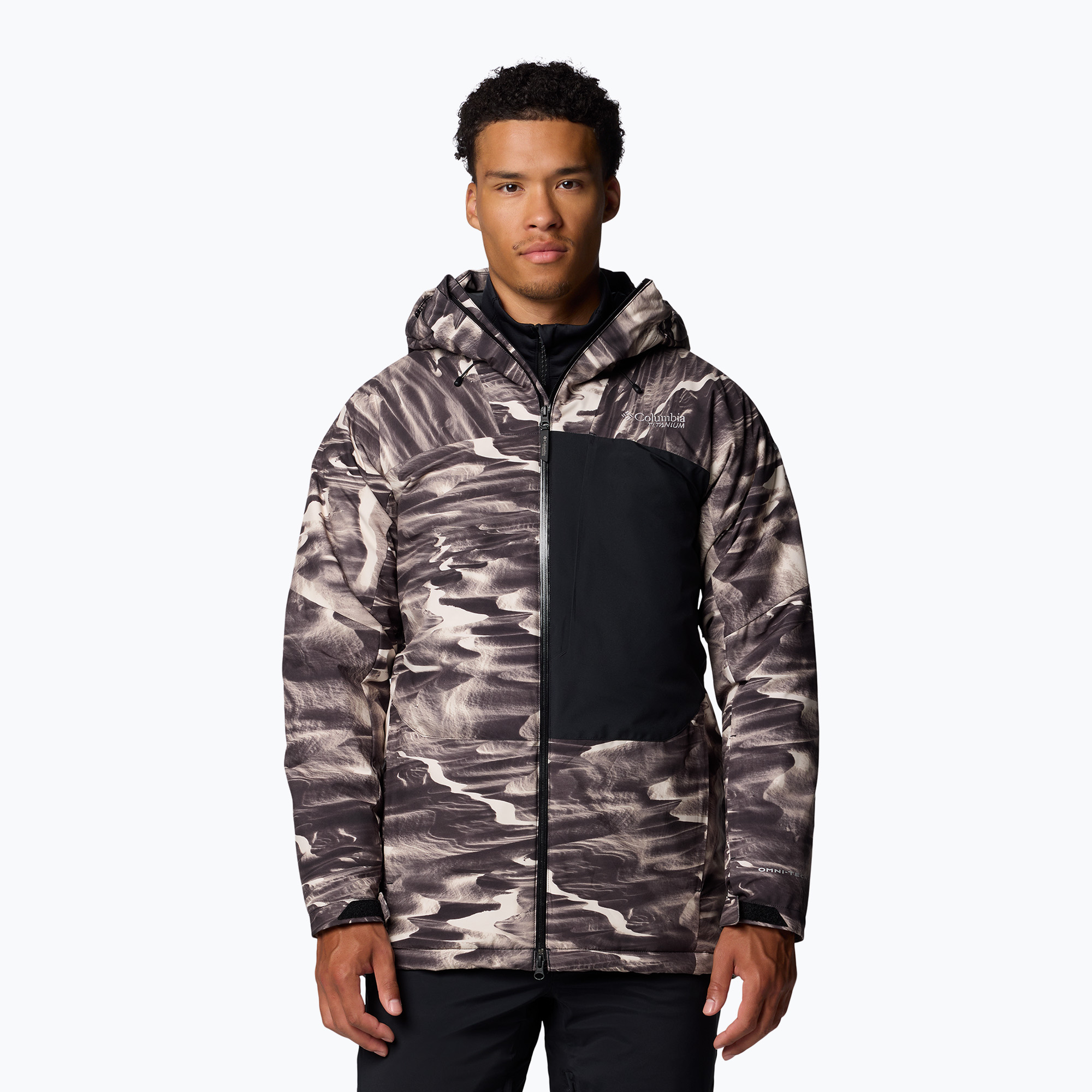 Geacă de schi pentru bărbați Columbia Winter District III Printed dark stone windblown print (Winter District III Printed 2105021)