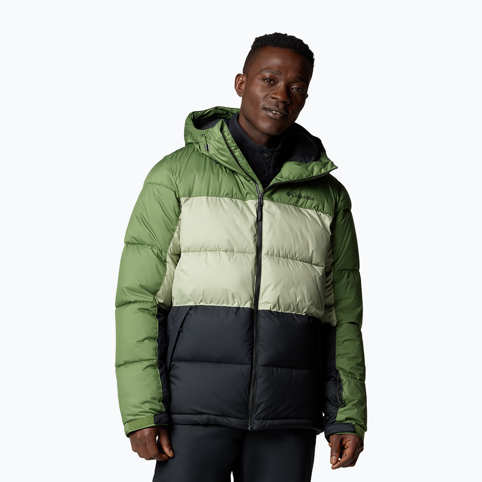 Geacă de schi pentru bărbați  Columbia Slope Style canteen/safari/black (Slope Style 2087401)
