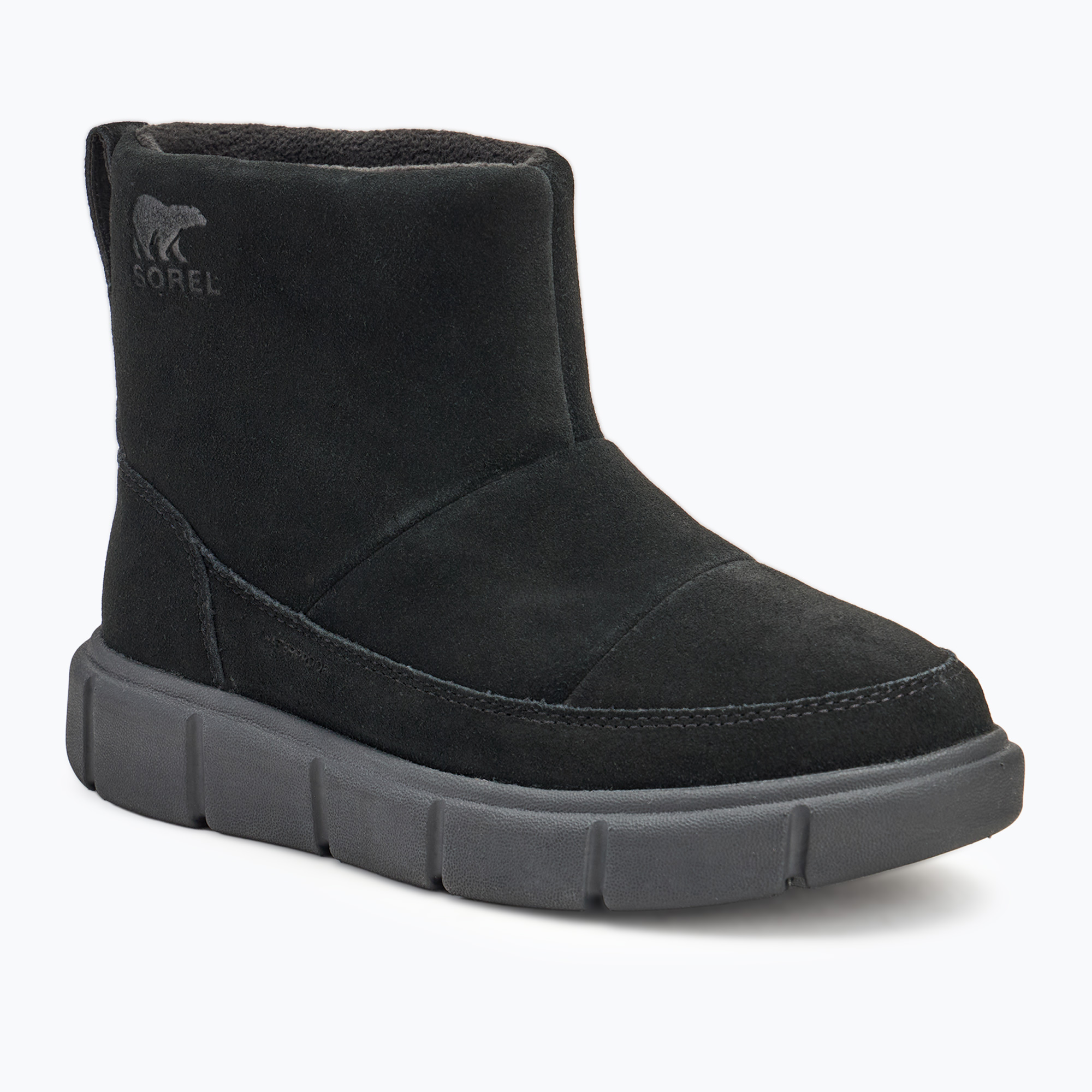 Ghete pentru femei Sorel Explorer III Slip-On WP black/sea salt (Explorer III Slip-On WP 2077971010)