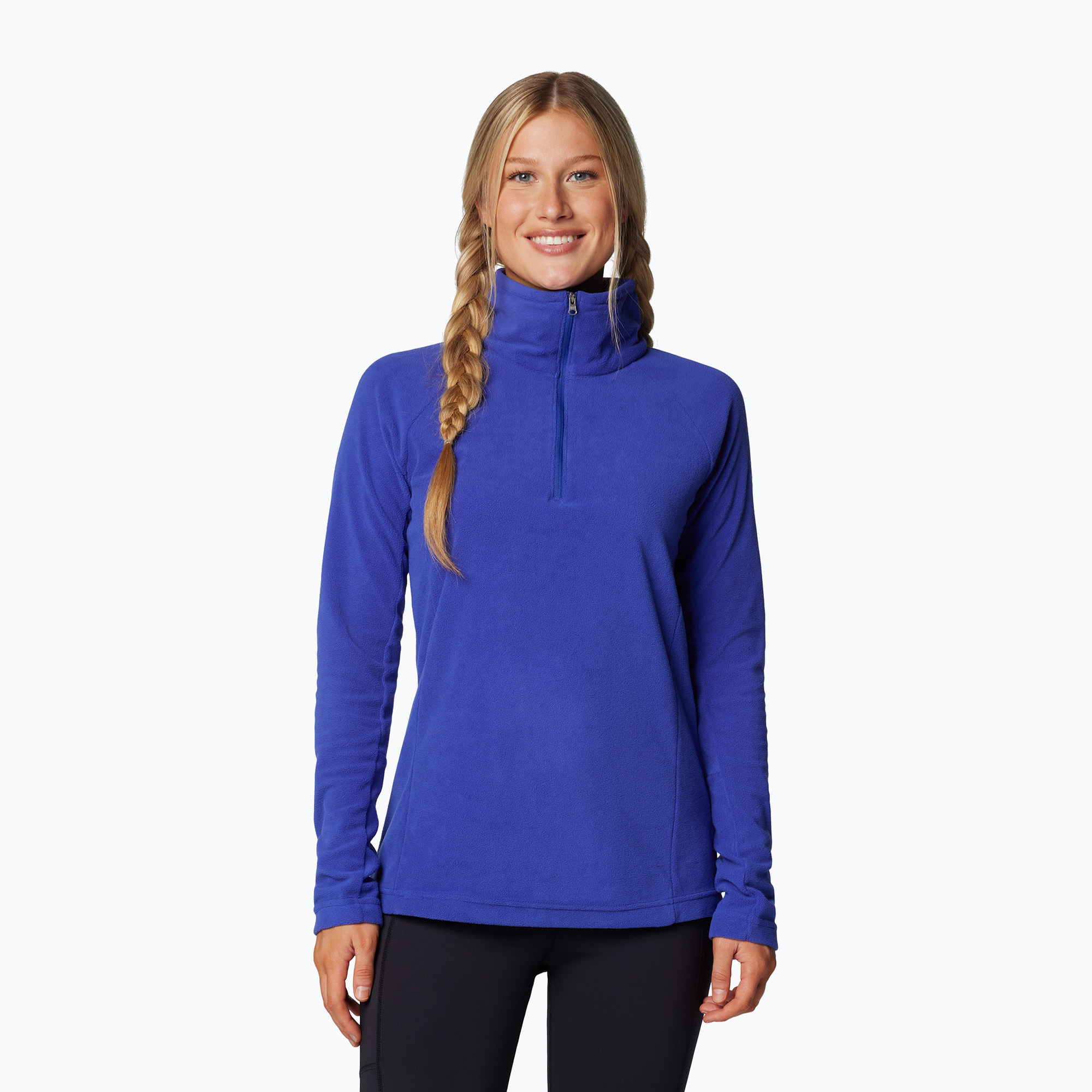 Bluză pentru femei Columbia Glacial IV 1/2 Zip clematis blue (Glacial IV 1/2 Zip 1802201516)