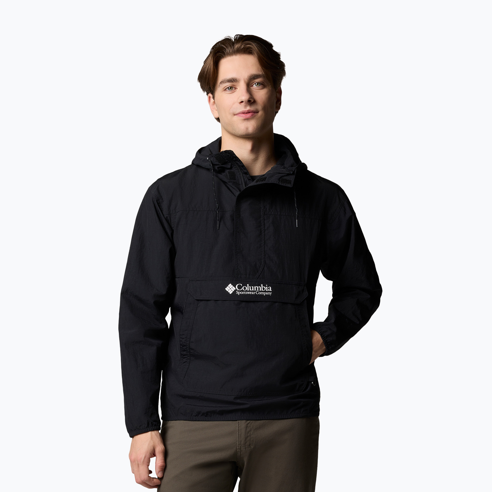 Geacă de vânt pentru bărbați Columbia Challenger Windbreaker Anorak black