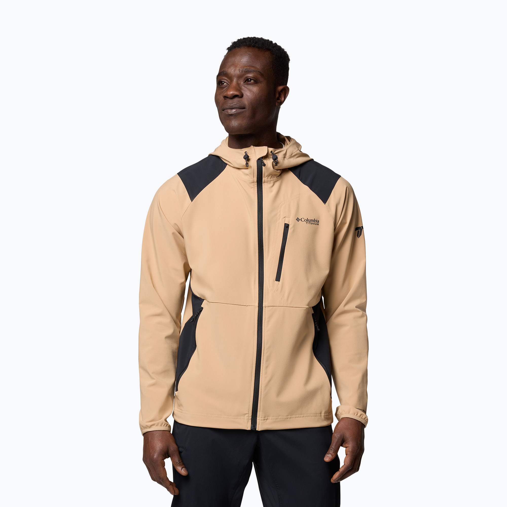 Geacă softshell pentru bărbați Columbia Triple Canyon Hooded canone/black (Triple Canyon Hooded 2099161262)