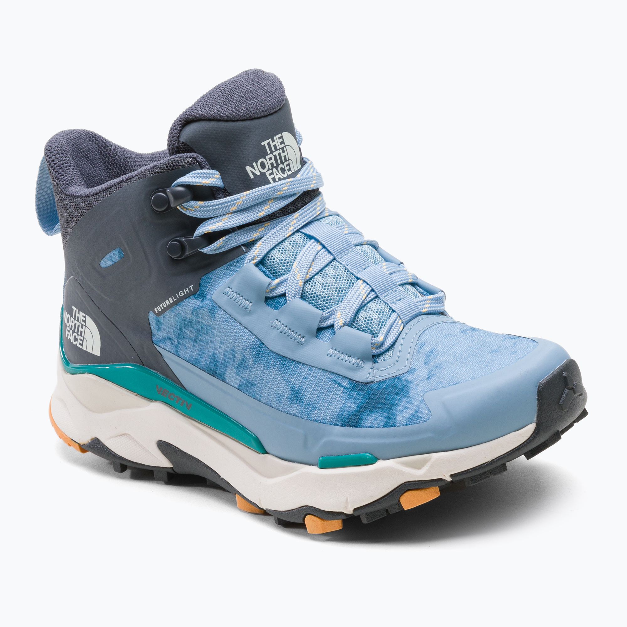 Cizme de trekking pentru femei The North Face Vectiv Exploris Mid Futurelight albastru NF0A4T2V6411 (Vectiv Exploris Mid Futurelight NF0A4T2V6411)