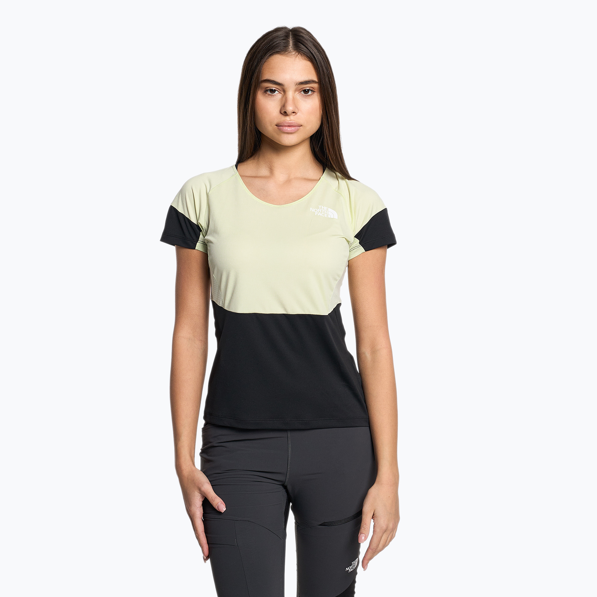 Cămașă de trekking pentru femei The North Face Bolt Tech verde/negru NF0A825LRK21