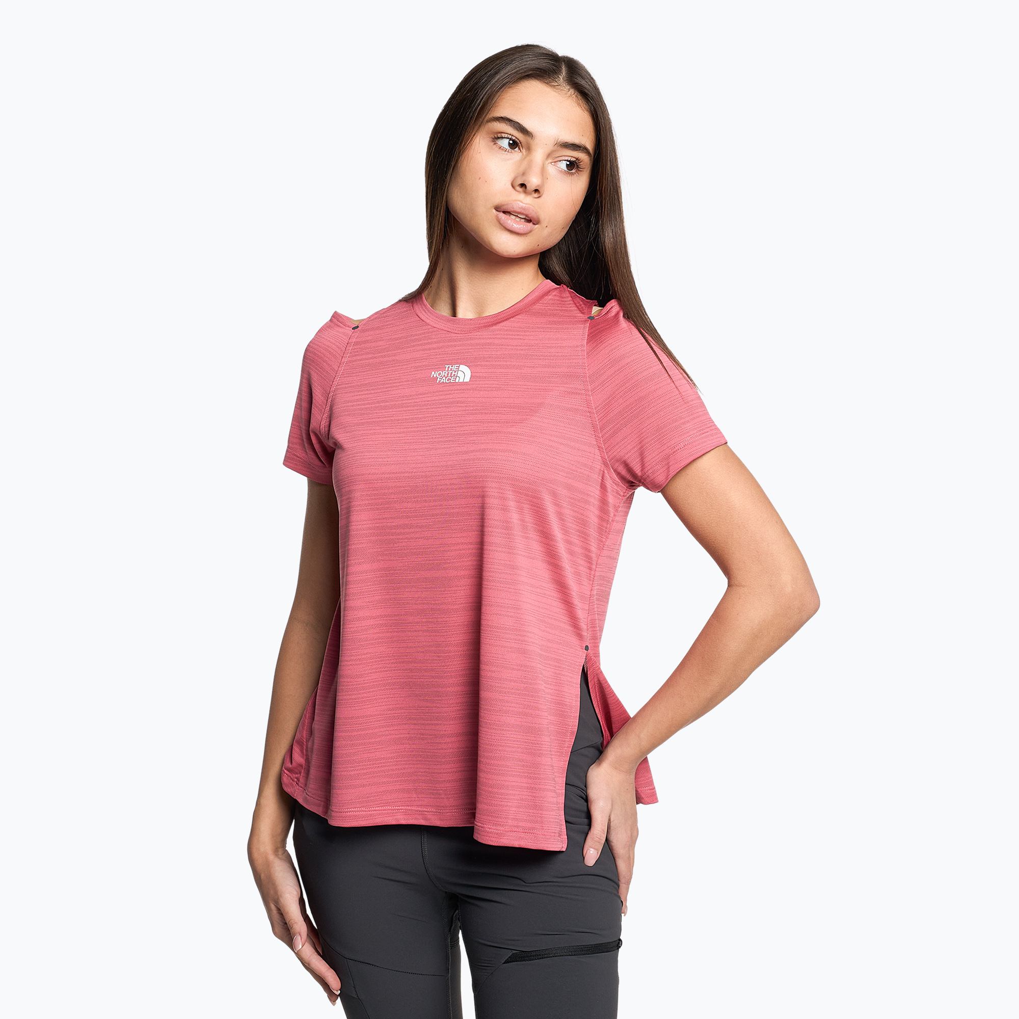 Tricou de trekking pentru femei The North Face AO Tee roz NF0A8267IS51 (AO Tee NF0A8267IS51)