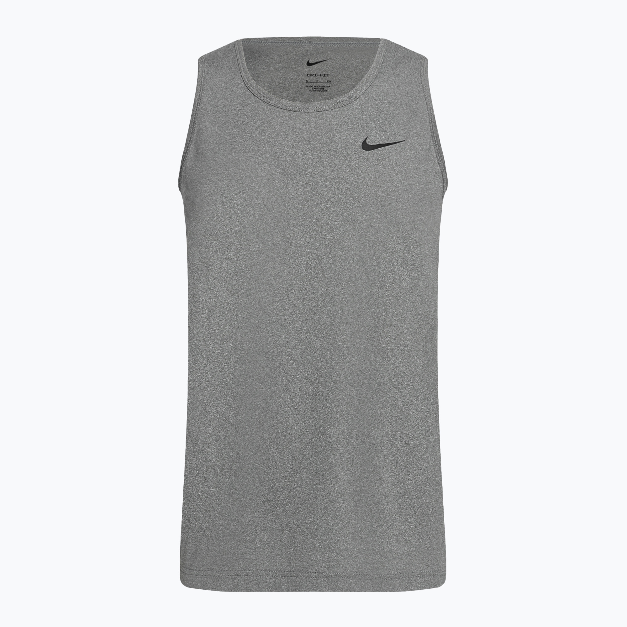 Tank top de antrenament pentru bărbați  Nike Dri-Fit Hyverse smoke grey/heather/black (Dri-Fit Hyverse DV9841)