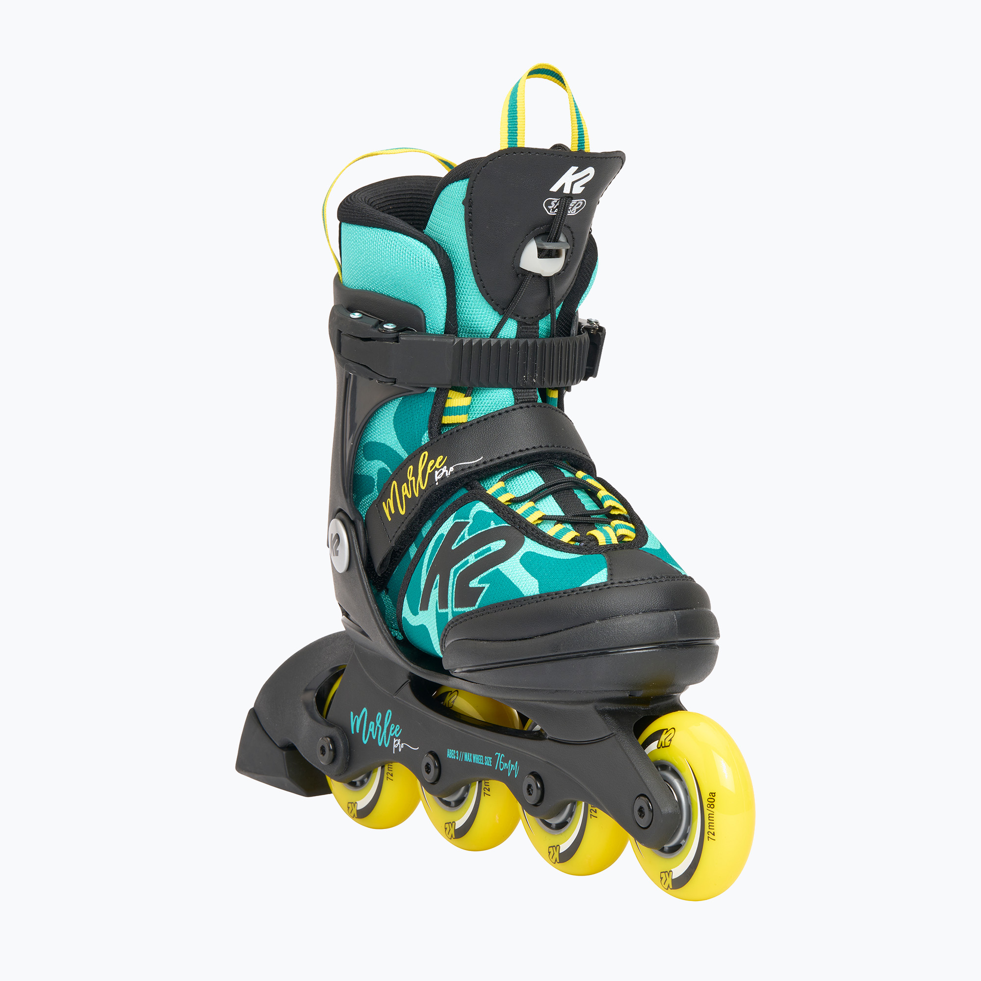 Patine cu rotile pentru copii K2 Marlee Pro verde/galben