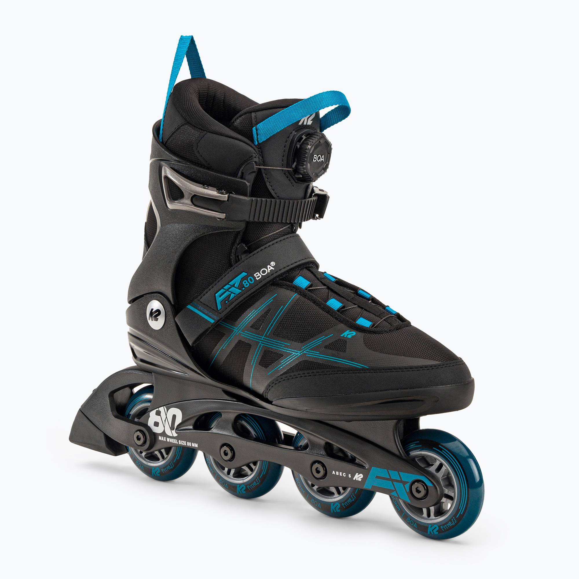 Role pentru femei K2 F.I.T. 80 Pro negru-albastre 30H0000/11/75 (F.I.T. 80 Pro 30H0000/11)