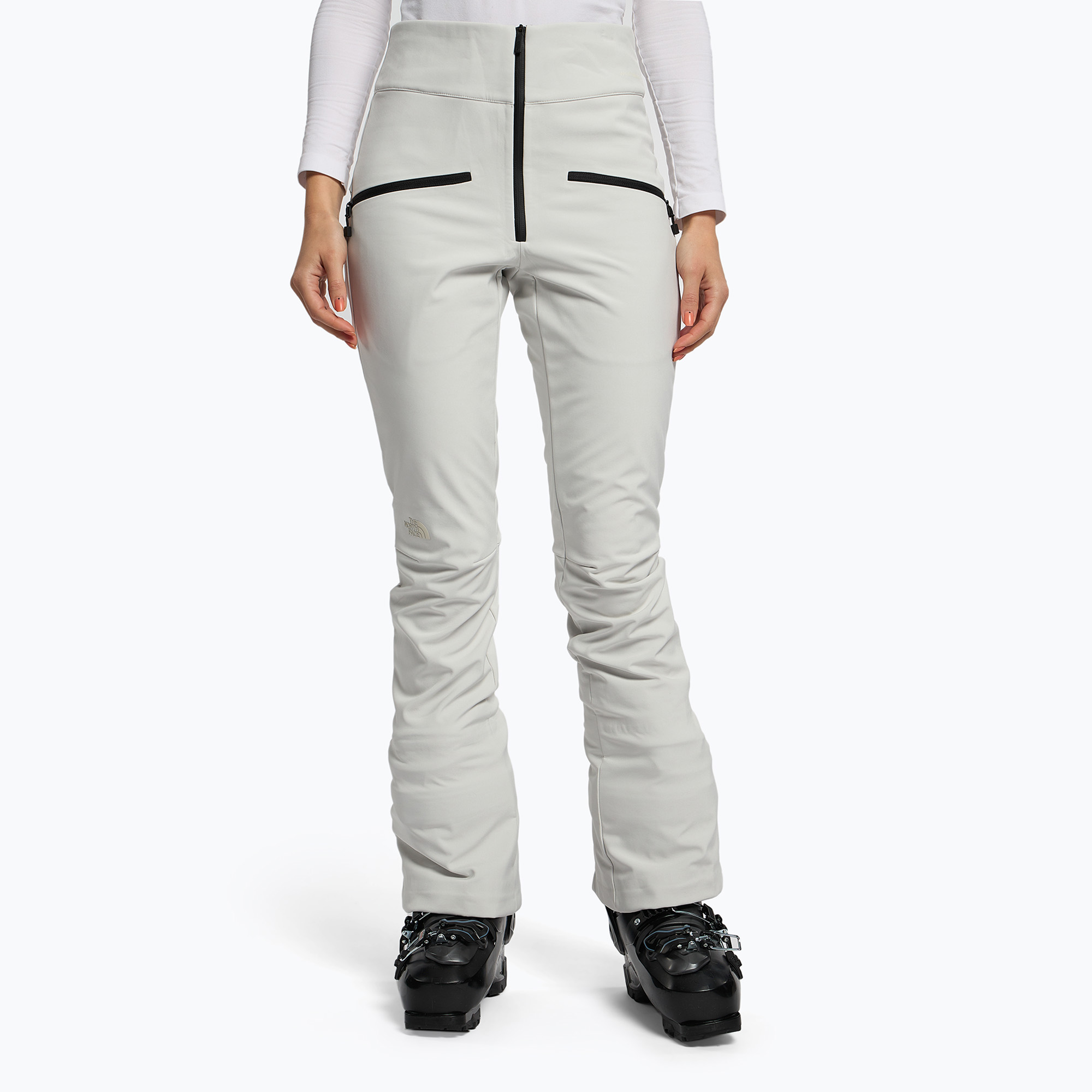 Pantaloni de schi pentru femei The North Face Amry Softshell alb NF0A7UUFN3N1