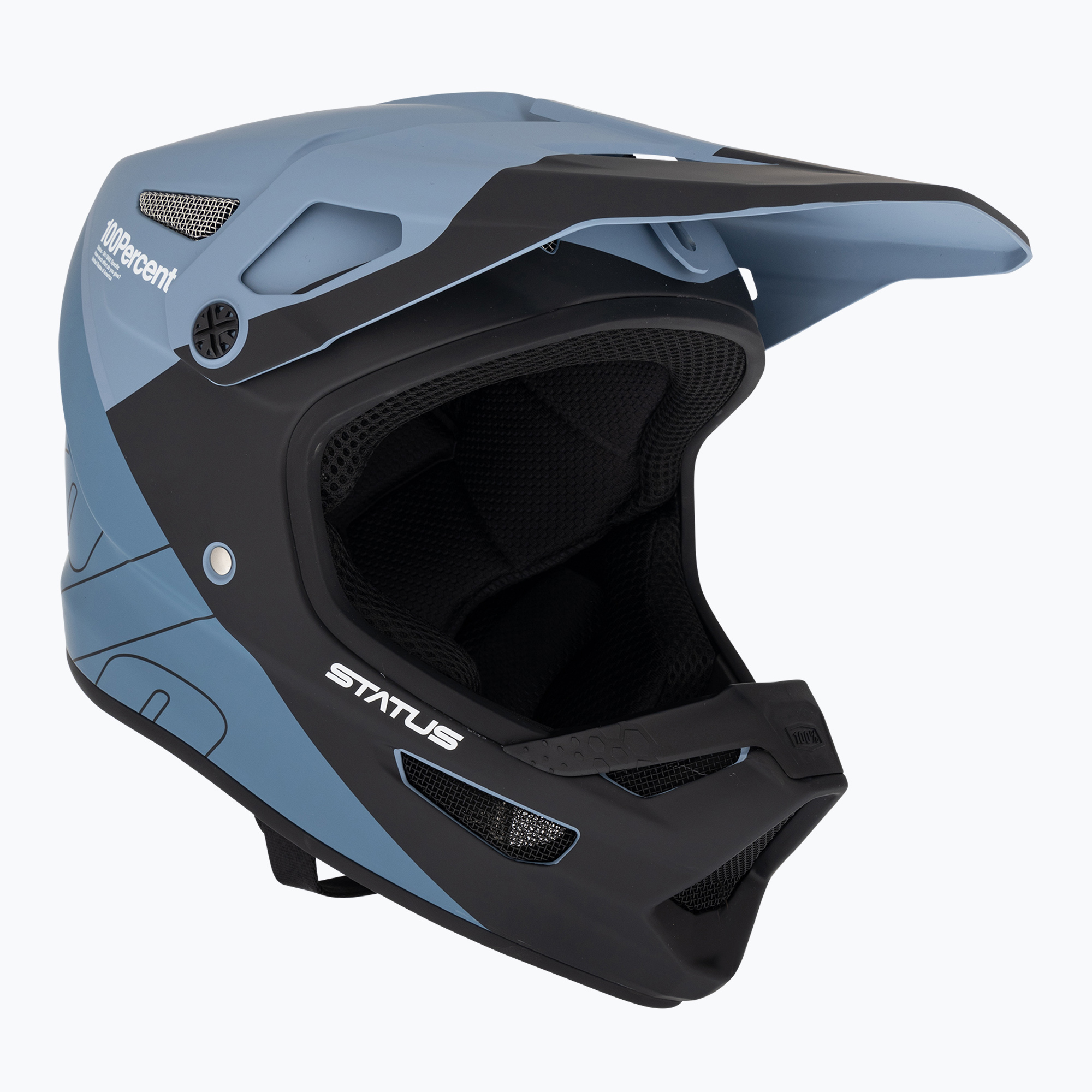 Cască de ciclism 100% Status drop/steel blue (Status 80010-00016)