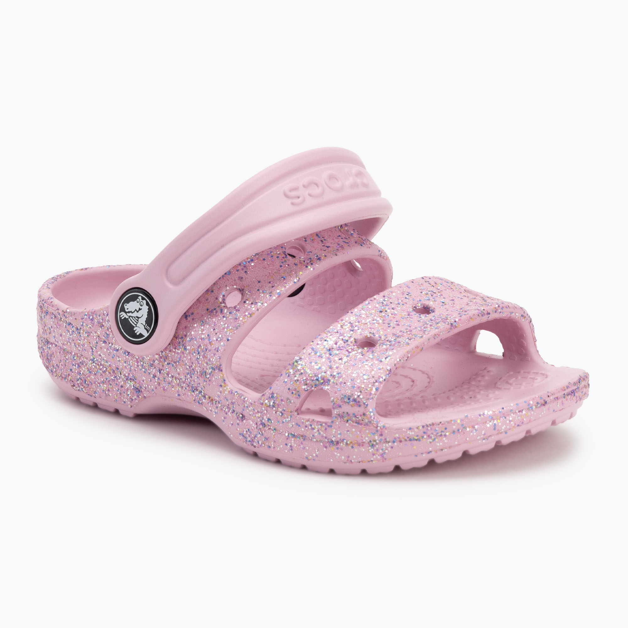 Sandale pentru copii Crocs Classic Glitter Sandal Toddler rainbow (Classic Glitter Sandal Toddler 207983-93R)