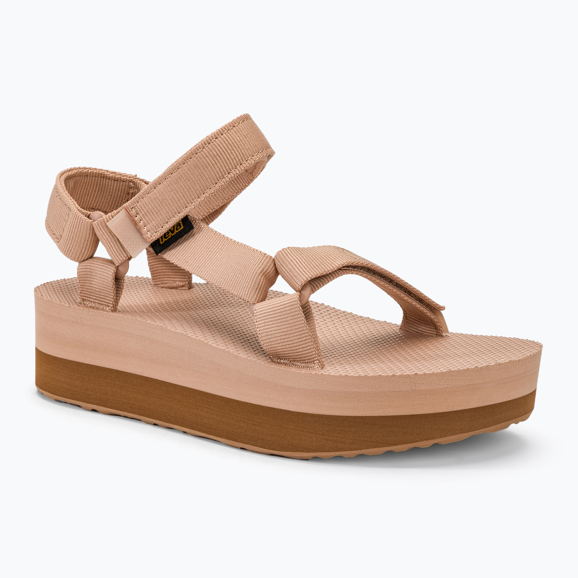 Sandale pentru femei Teva Flatform Universal maple sugar/lion (Flatform Universal 1008844)