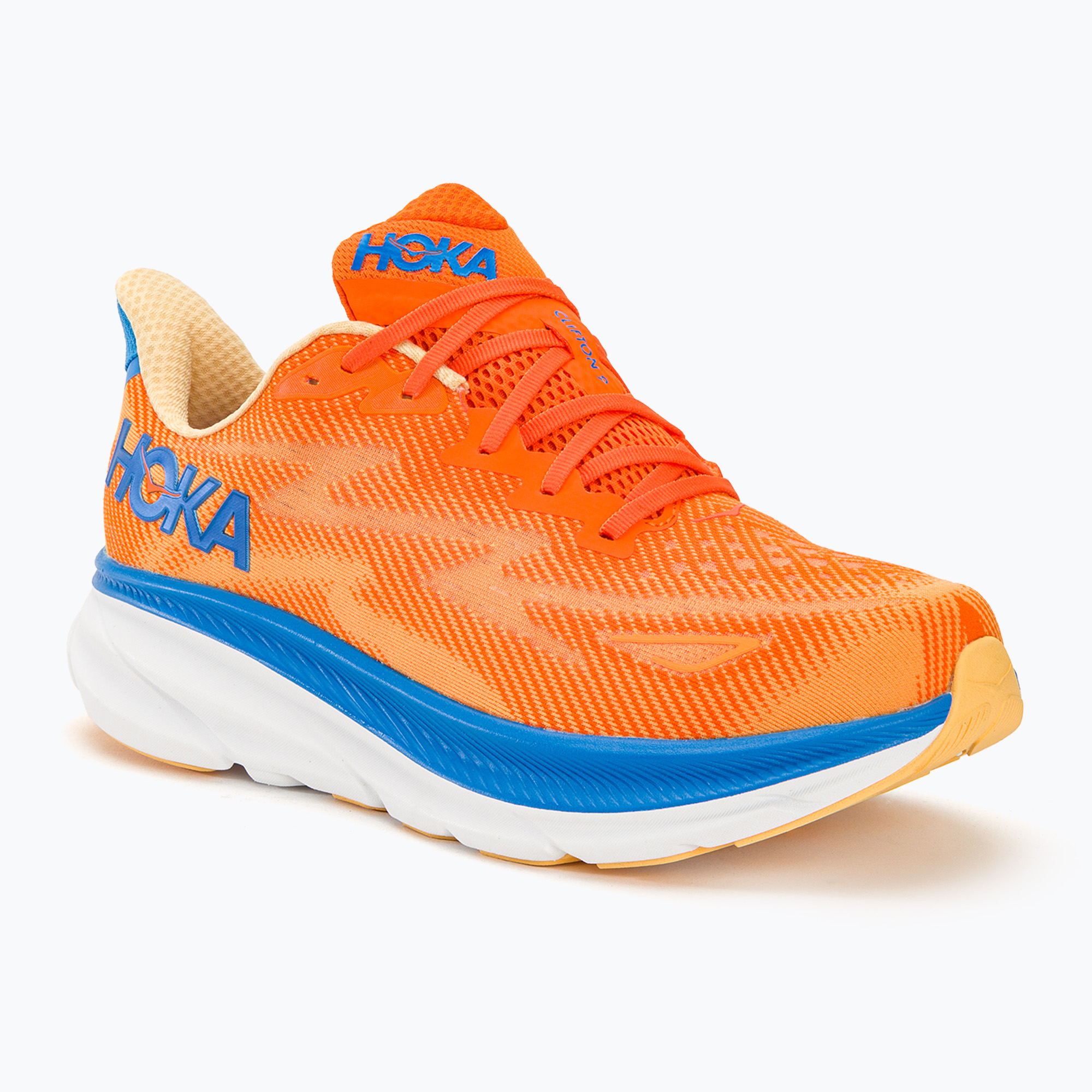 Pantofi de alergare pentru bărbați HOKA Clifton 9 Wide vibrant orange/impala