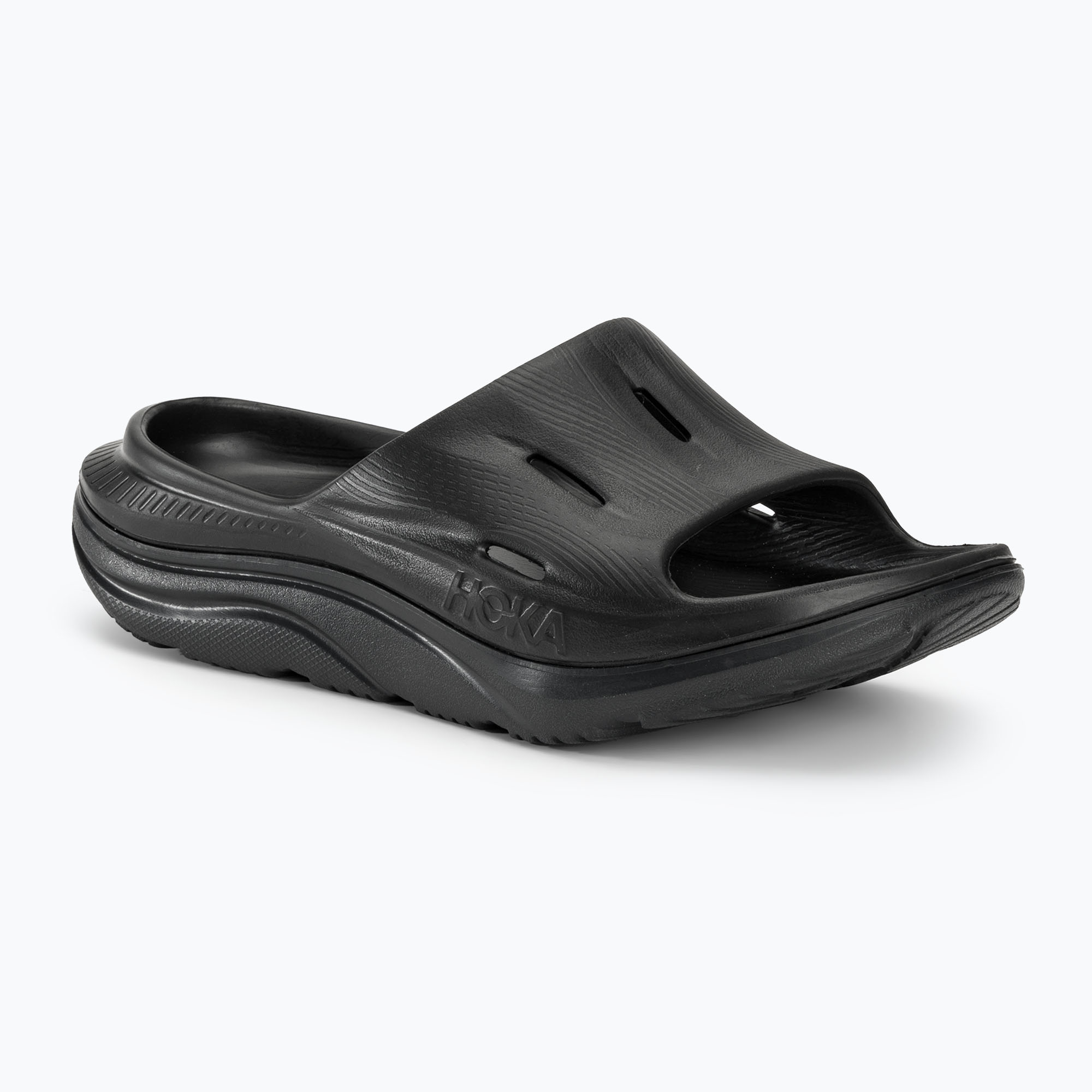 Papuci HOKA ORA Recovery Slide 3 black/black (Ora Recovery Slide 3 1135061-BBLC)