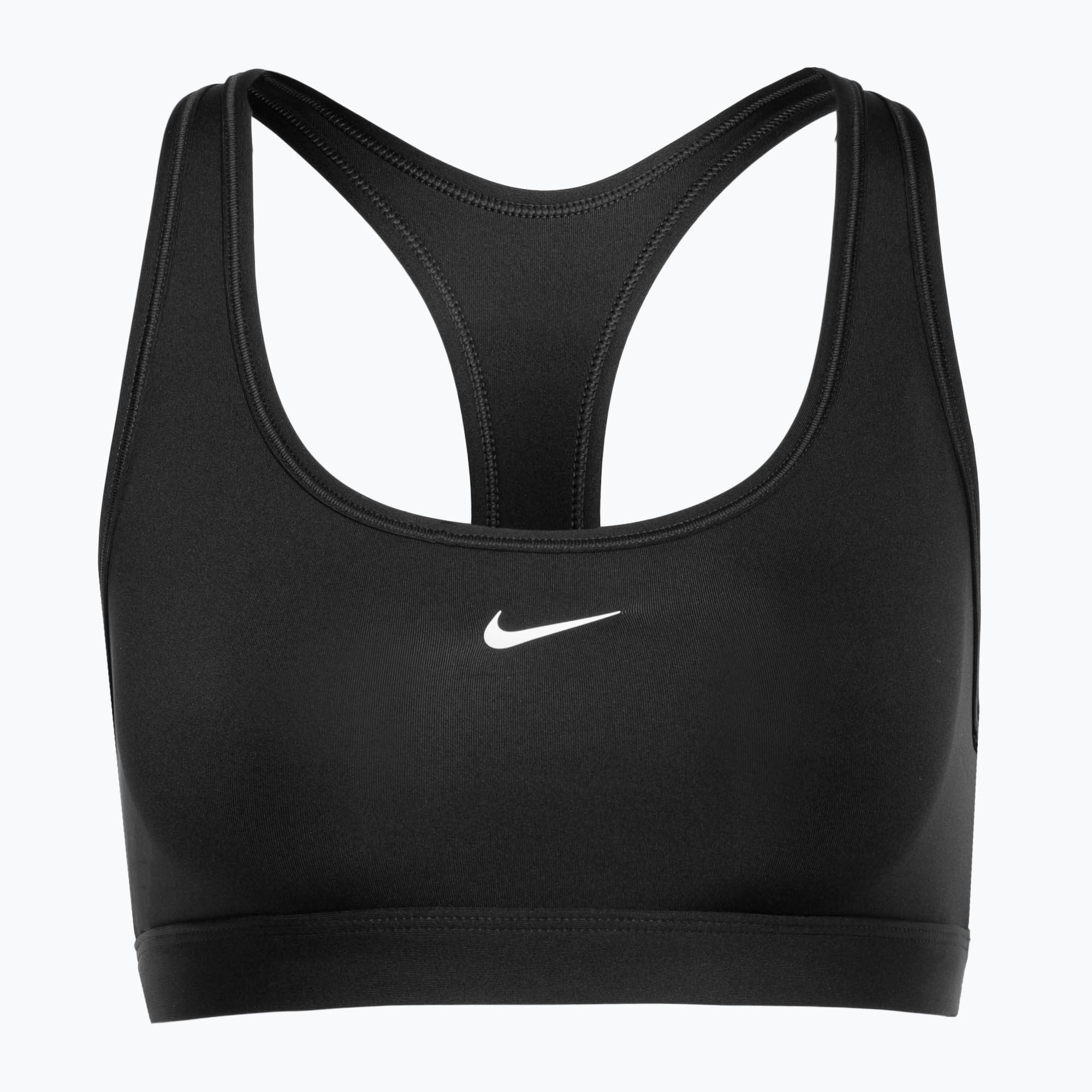 Sutien de antrenament Nike Swoosh Light Support black/white (Swoosh Light Support DX6817-010)