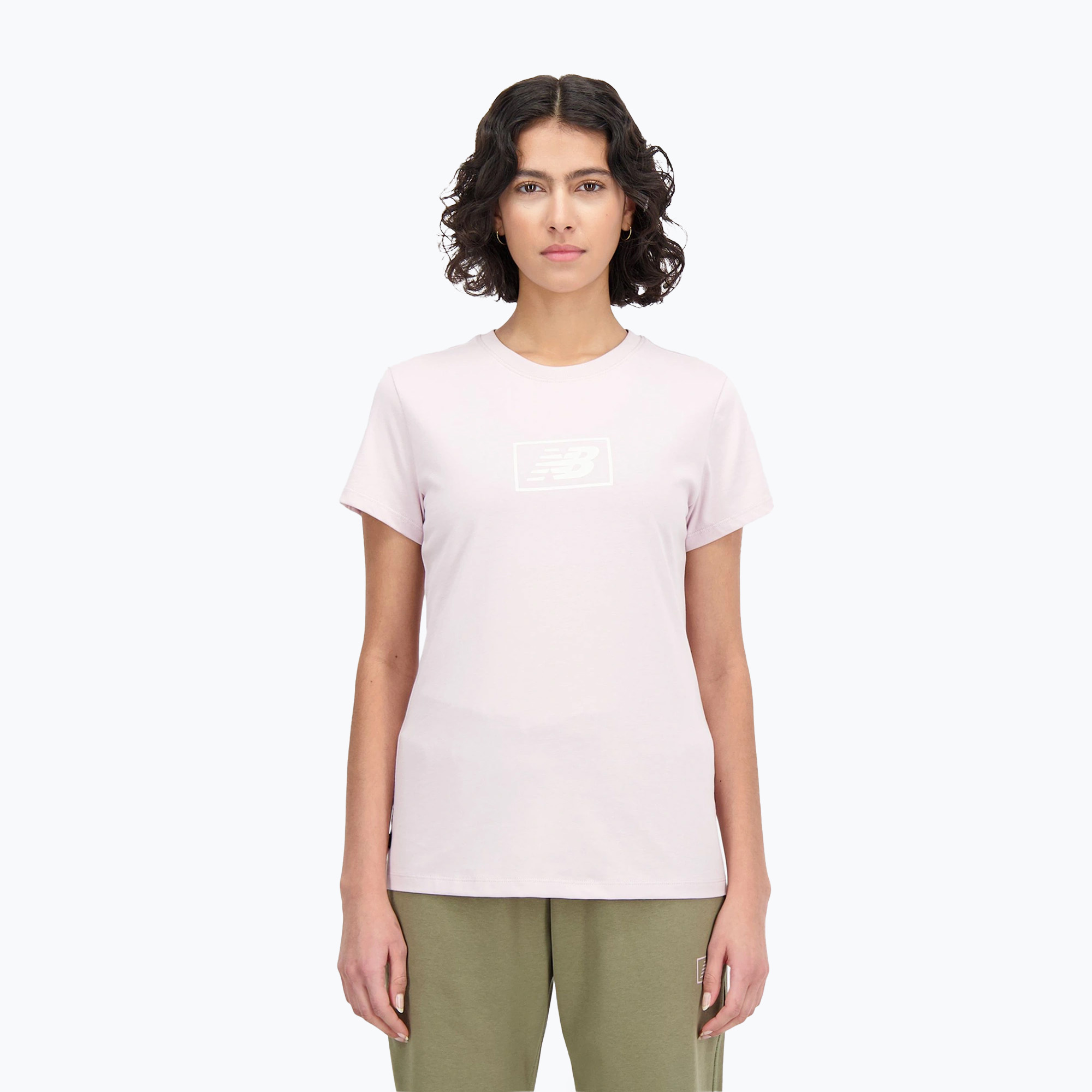 Tricou pentru femei New Balance Essentials Cotton Jersey december (Essentials Cotton Jersey WT33515DMY)