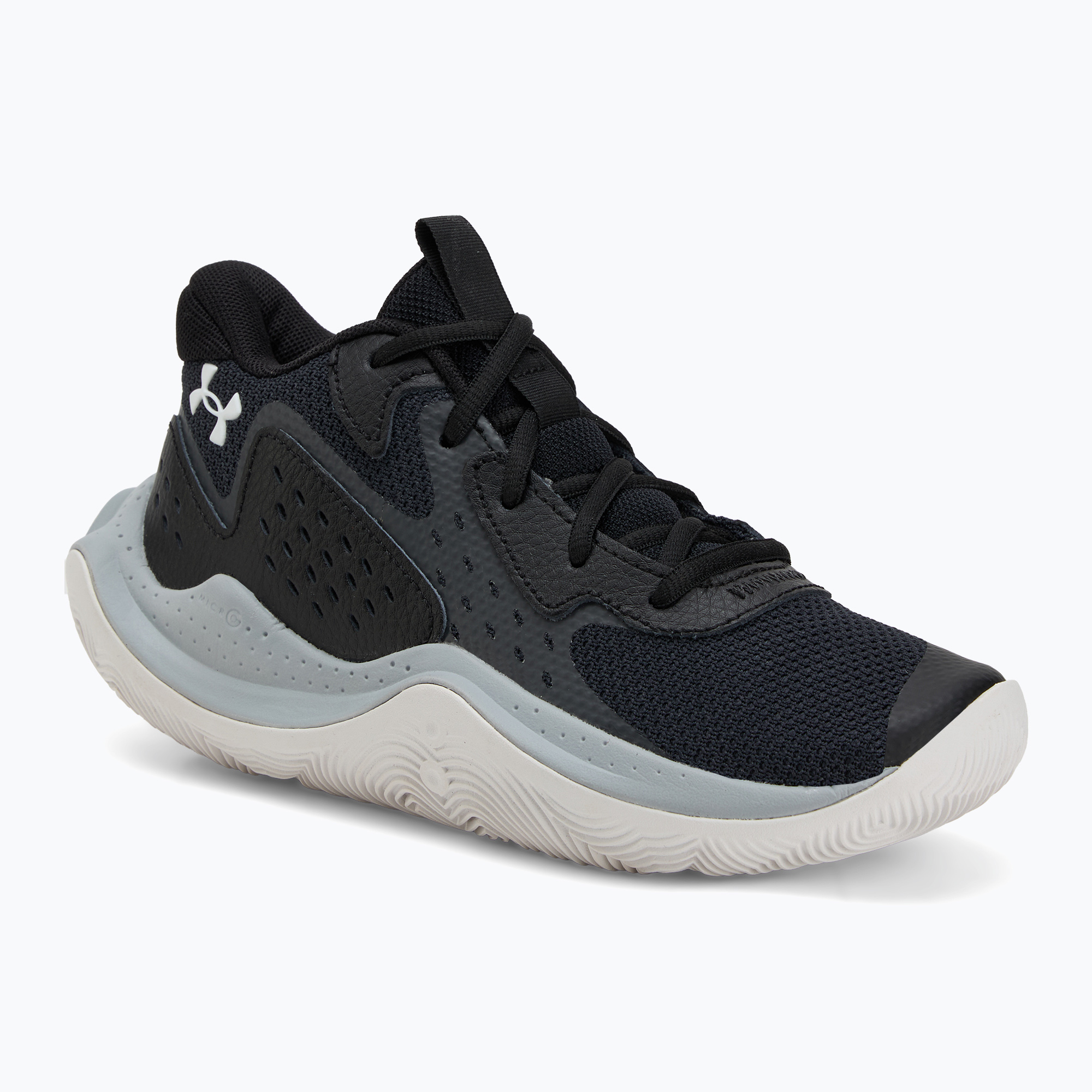 Încălțăminte de baschet pentru copii Under Armour Grade School Jet '23 black/jet gray/white (Grade School Jet '23 3026635-004)