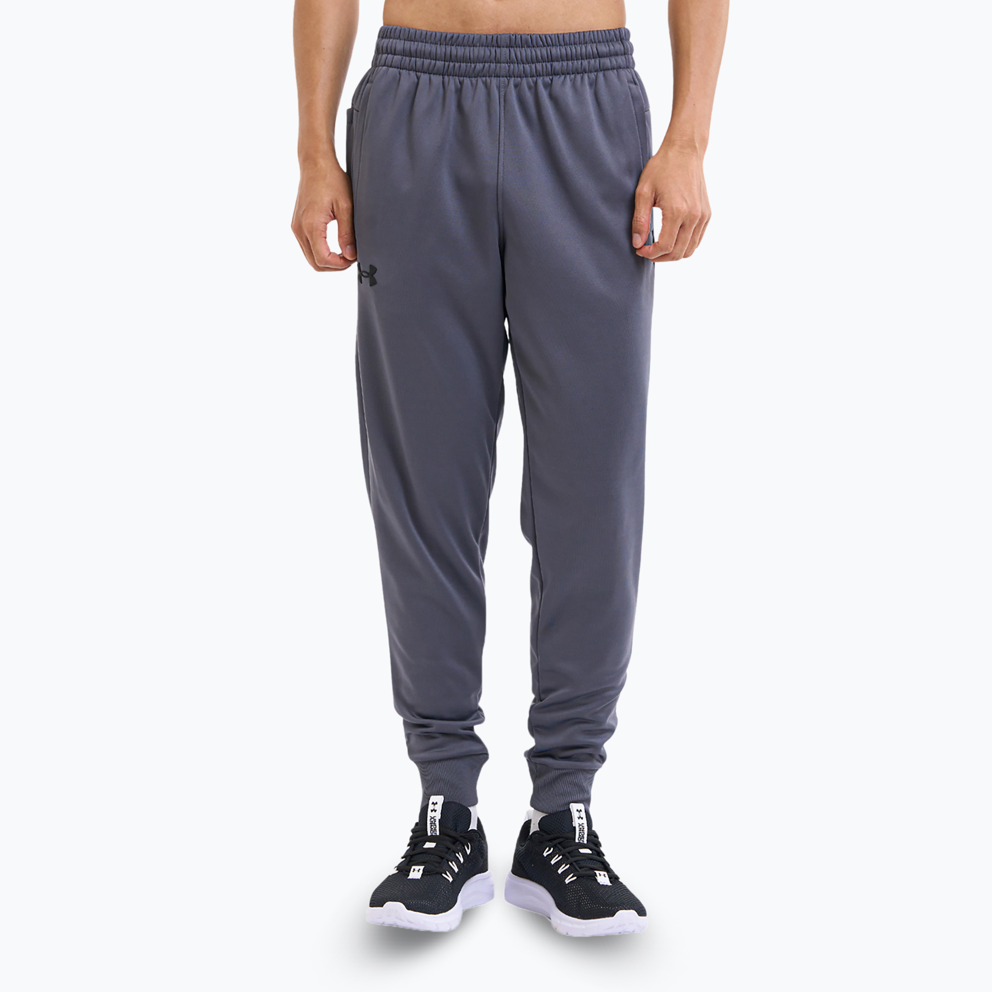 Pantaloni pentru bărbați Under Armour Armour Fleece Joggers castlerock/black (Fleece Joggers 1373362)