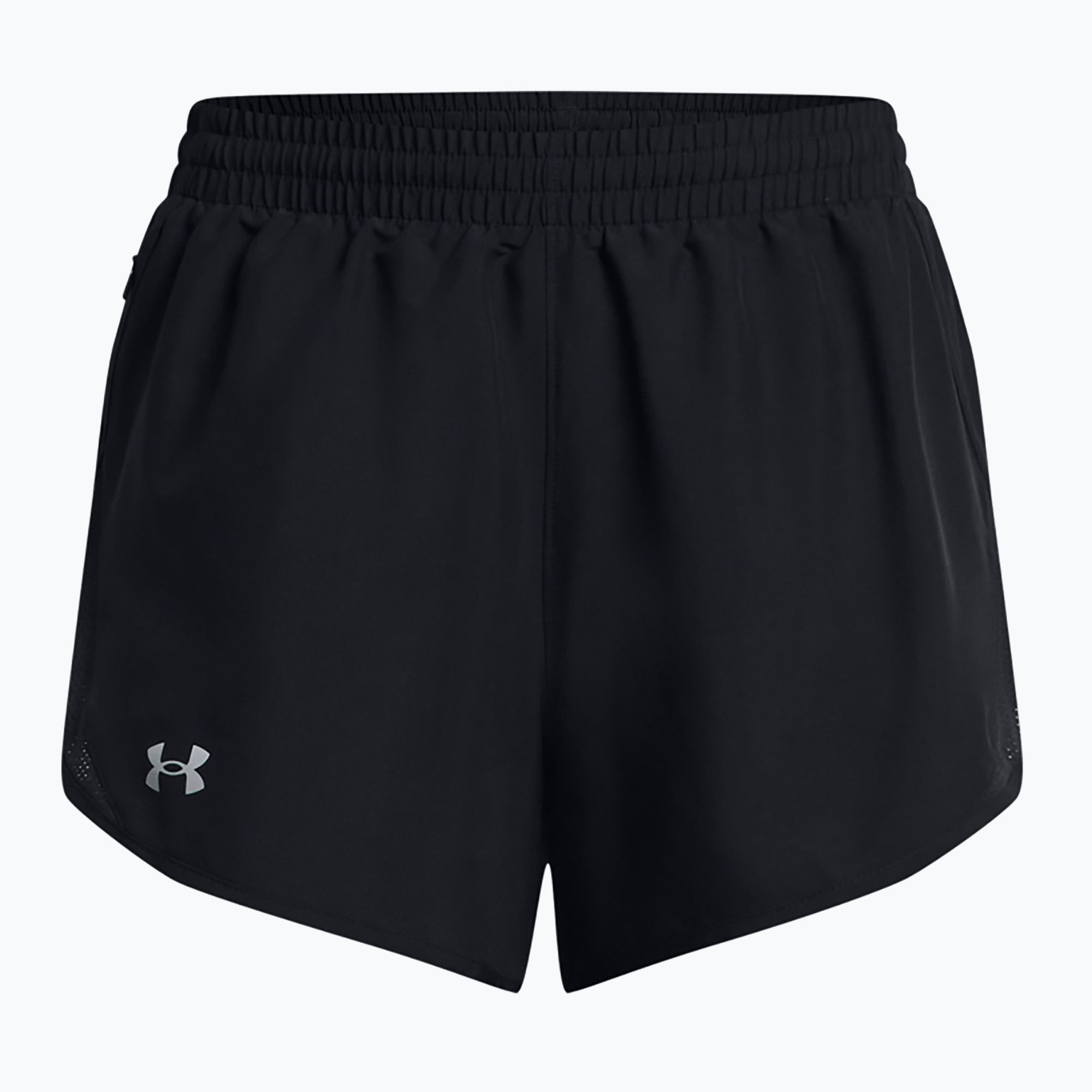 Pantaloni scurți de alergare pentru femei Under Armour Fly By 3" black/black/reflective (Fly By 3" 1382438-001)
