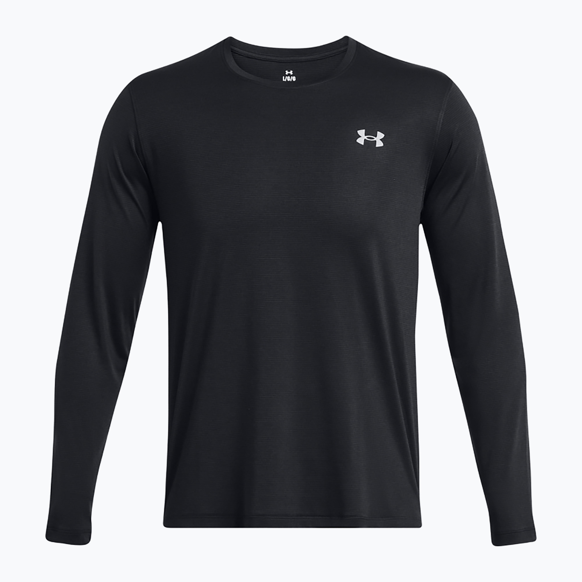 Under Armour Launch negru / reflectorizant bărbați care rulează longsleeve (Launch 1382584-001)